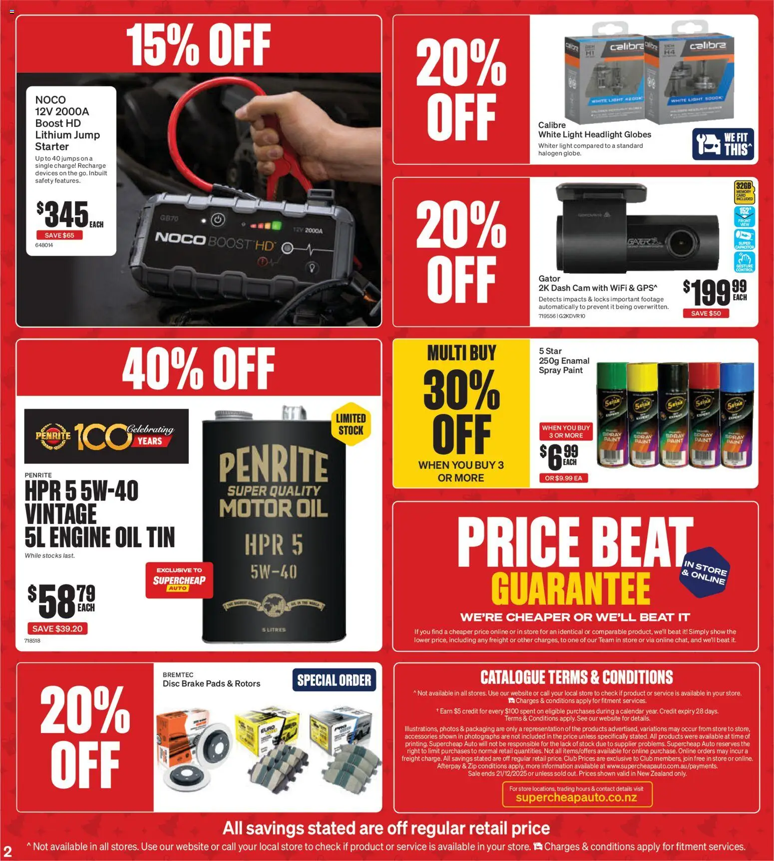 Supercheap Auto catalogue from 15.12.2025 | Page: 2