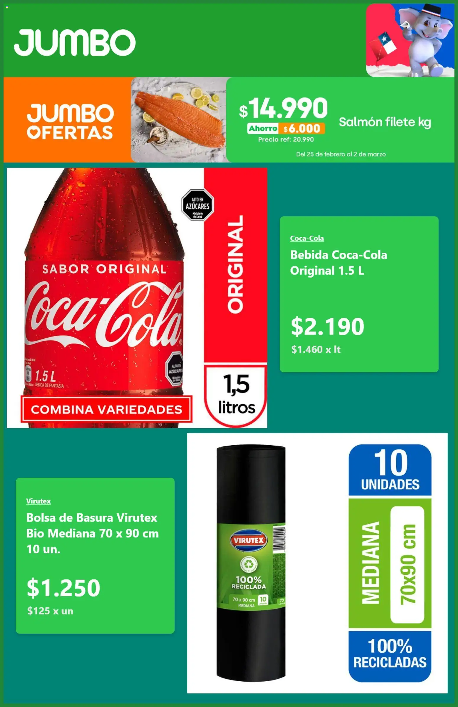Jumbo ofertas  │ válido desde el 25.02.2026 | Página: 3 | Productos: Bolsa