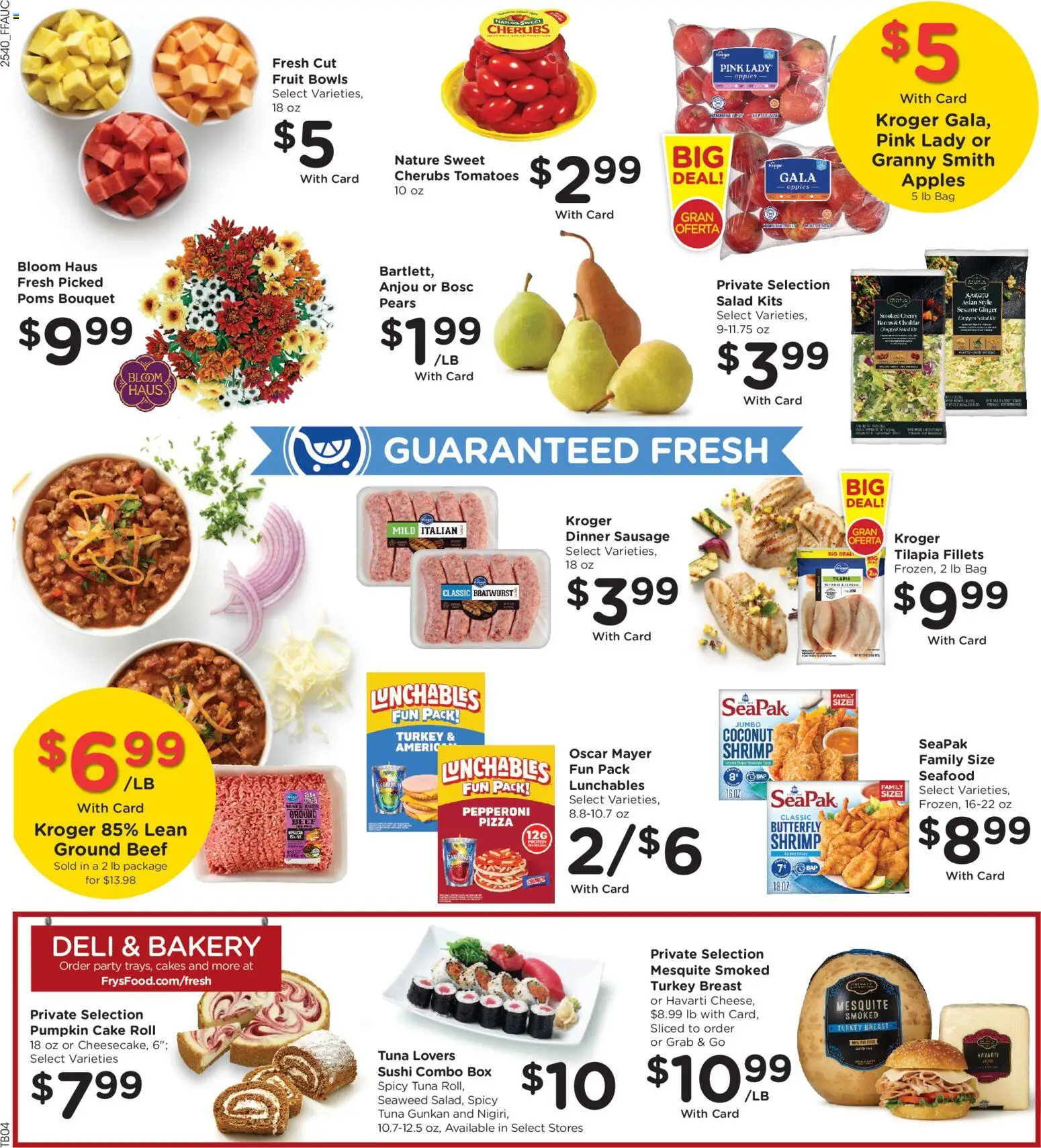 Fry's Food Black Friday - valid from 05.11.2025 | Page: 12 | Products: Seafood, Sausage, Pumpkin, Bag