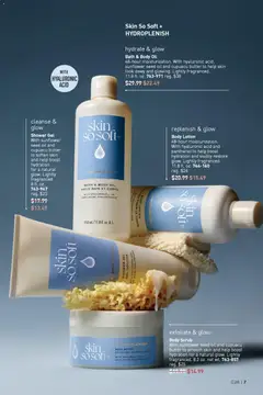 Preview of Avon weekly ads valid from 17.12.2025 | Page: 7 | Products: Shower, Butter, Oil, Shower gel