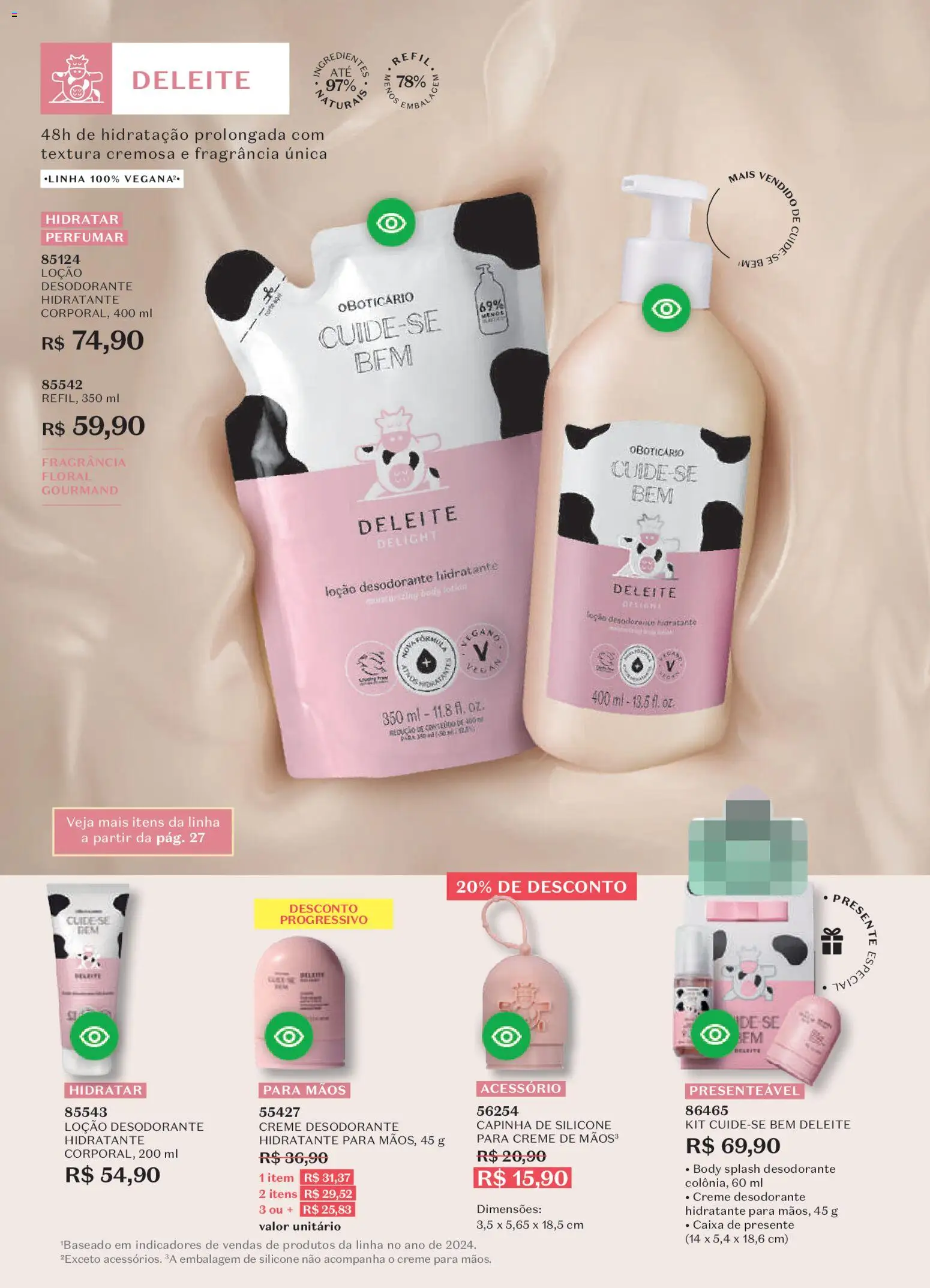 O Boticário Folheto - válido de 23.03.2026 | Página: 34 | Produtos: Fragrância, Desodorante, Caixa, Creme