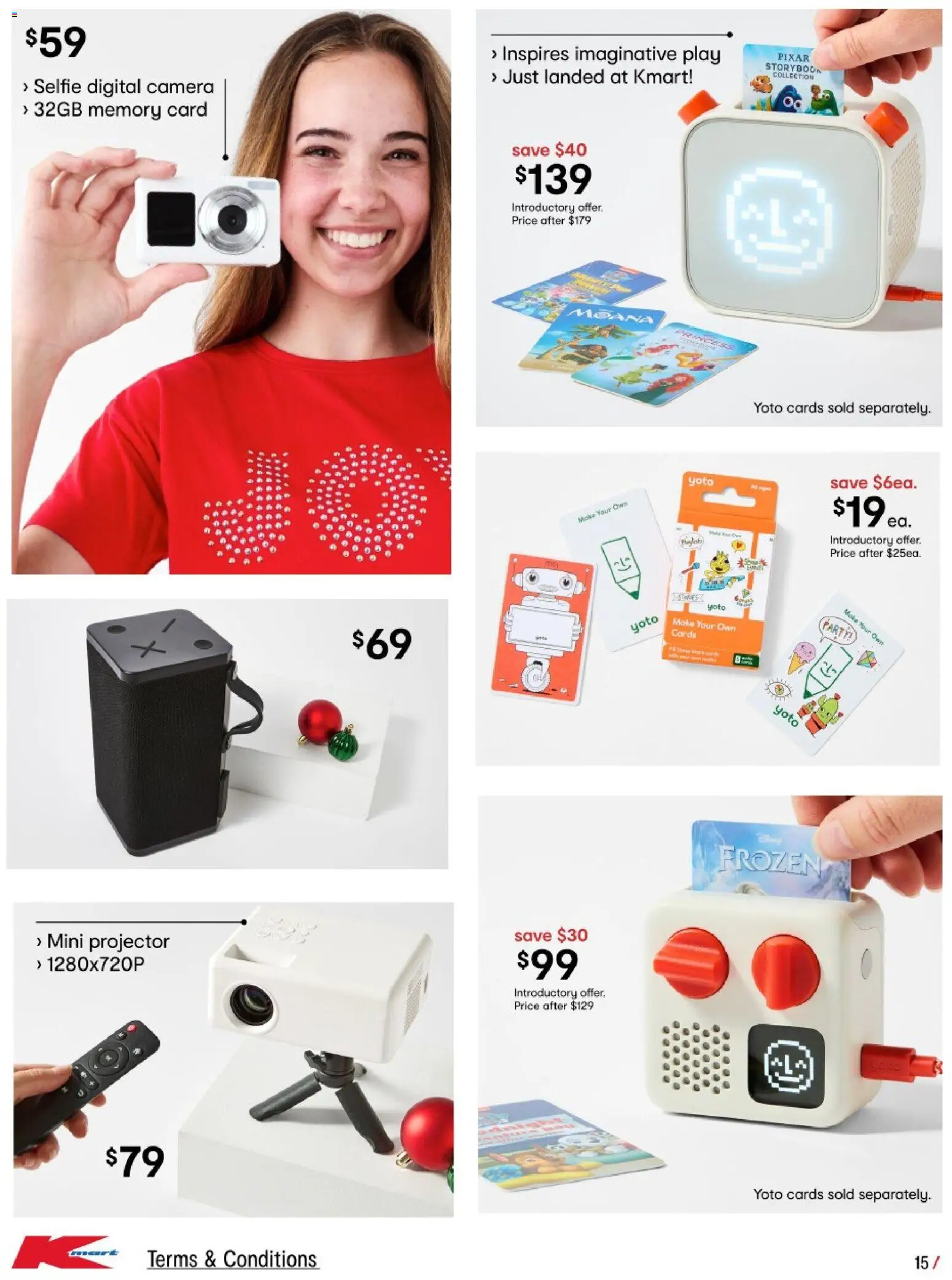 Kmart catalogue - valid from 20.11.2025 | Page: 16 | Products: Digital, Camera, Memory card, Projector