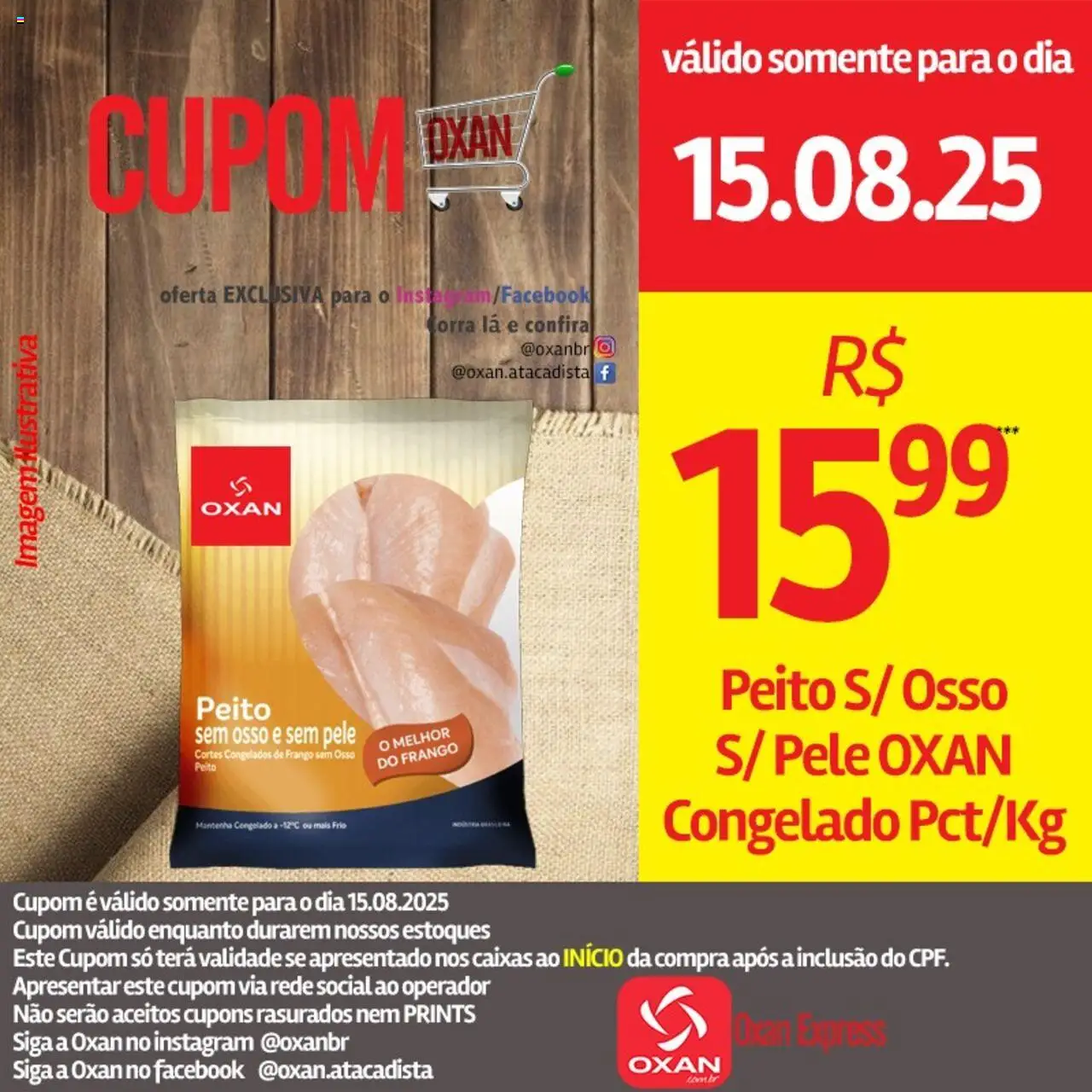 Oxan Atacadista Folheto - válido de 15.08.2025 | Página: 11 | Produtos: Frango