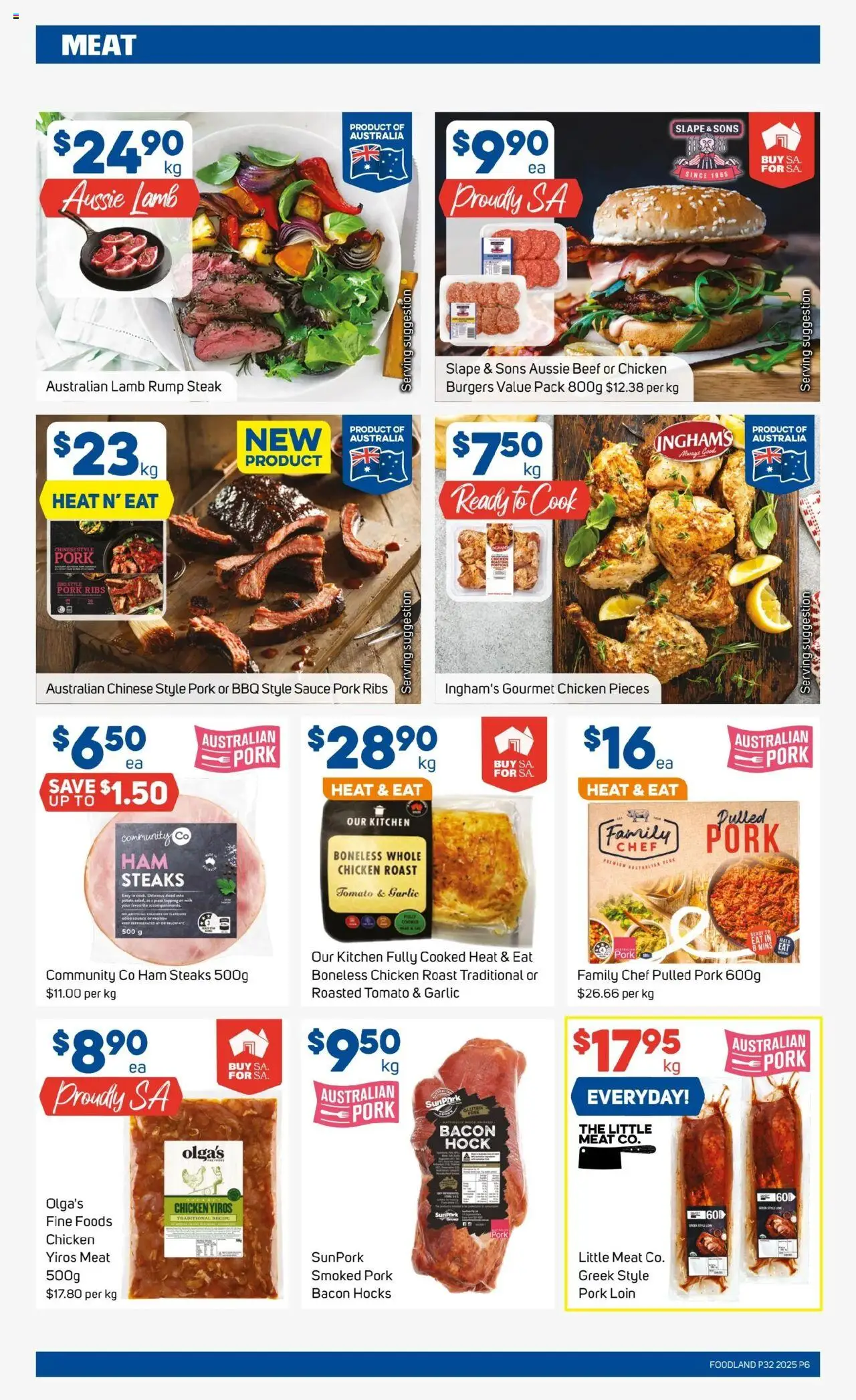 Foodland catalogue - valid from 06.08.2025 | Page: 6 | Products: Pizza, Chicken, Beef, Sauce