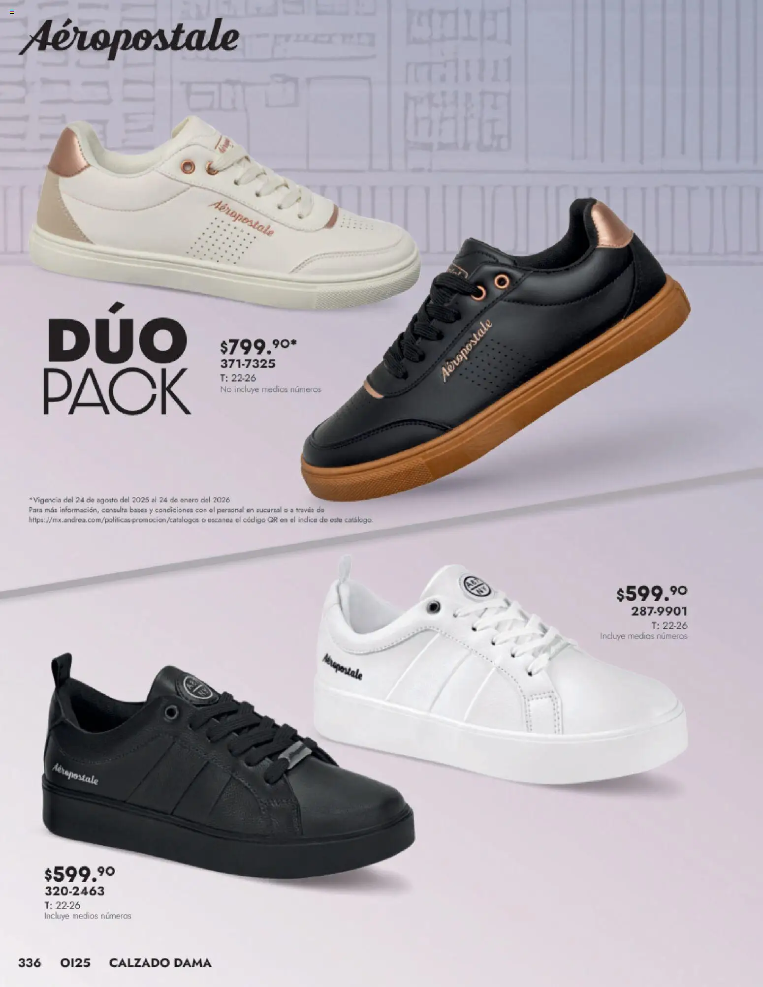 Nuevas ofertas de Andrea válidas en toda la República Mexicana desde el 24.08.2025. ¡Encuentra las mejores ofertas en Andrea - Catálogo Calzado Dama! | Página: 336