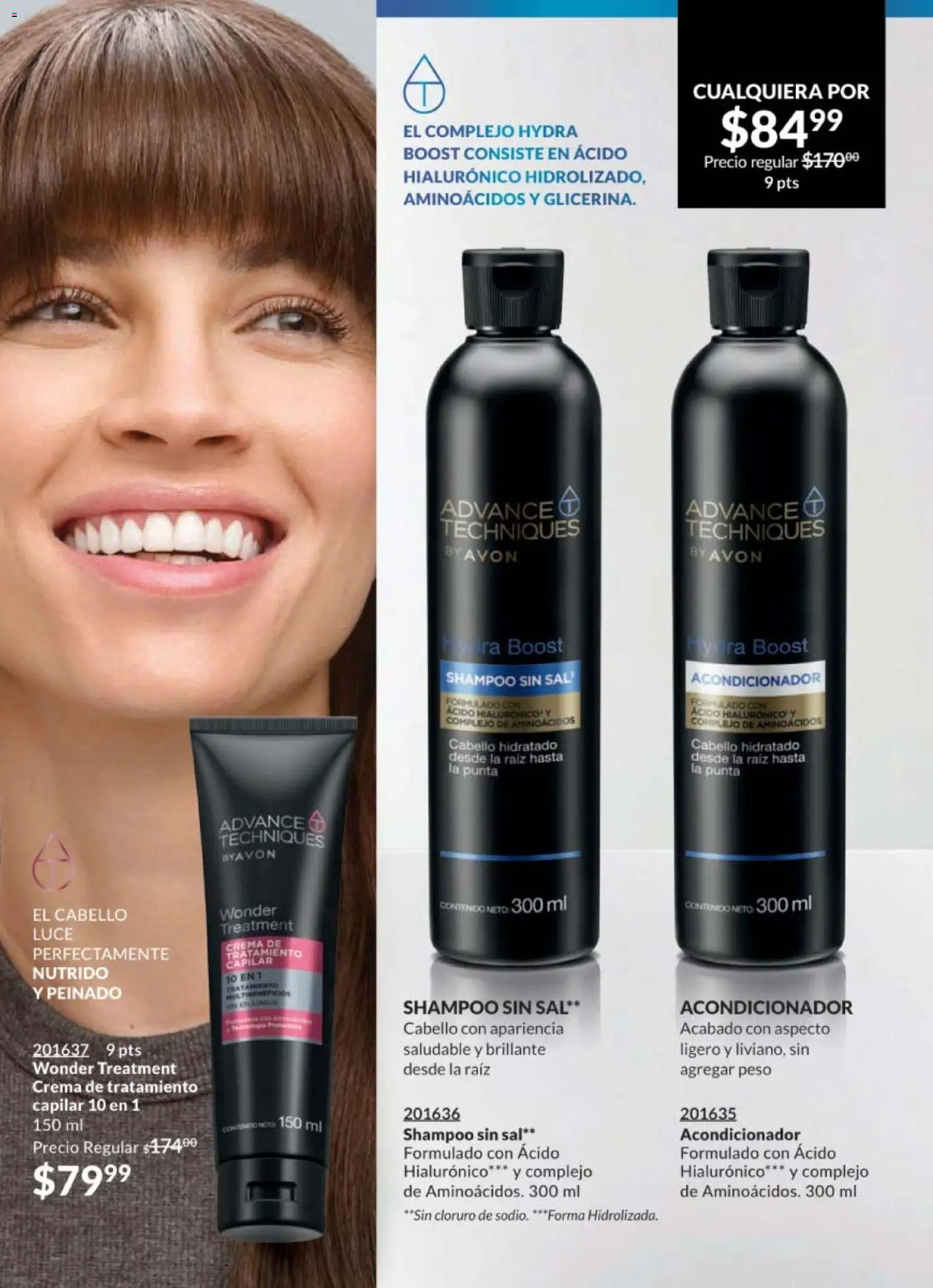 Nuevas ofertas de AVON válidas en toda la República Mexicana desde el 07.11.2025. ¡Encuentra las mejores ofertas en AVON campaña 17 2025! | Página: 181 | Productos: Sal, Crema, Acondicionador