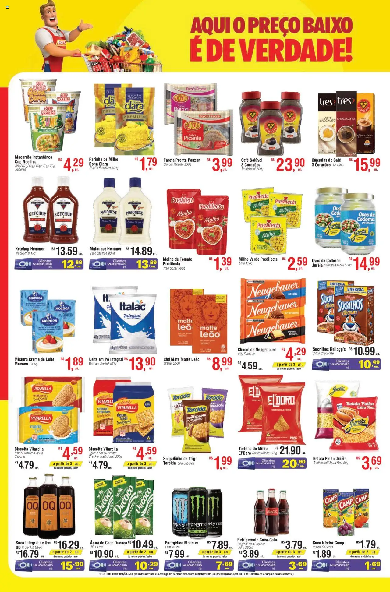 Fort Atacadista Folheto - válido de 08.09.2025 | Página: 2 | Produtos: Biscoito, Chá mate, Energético, Farofa