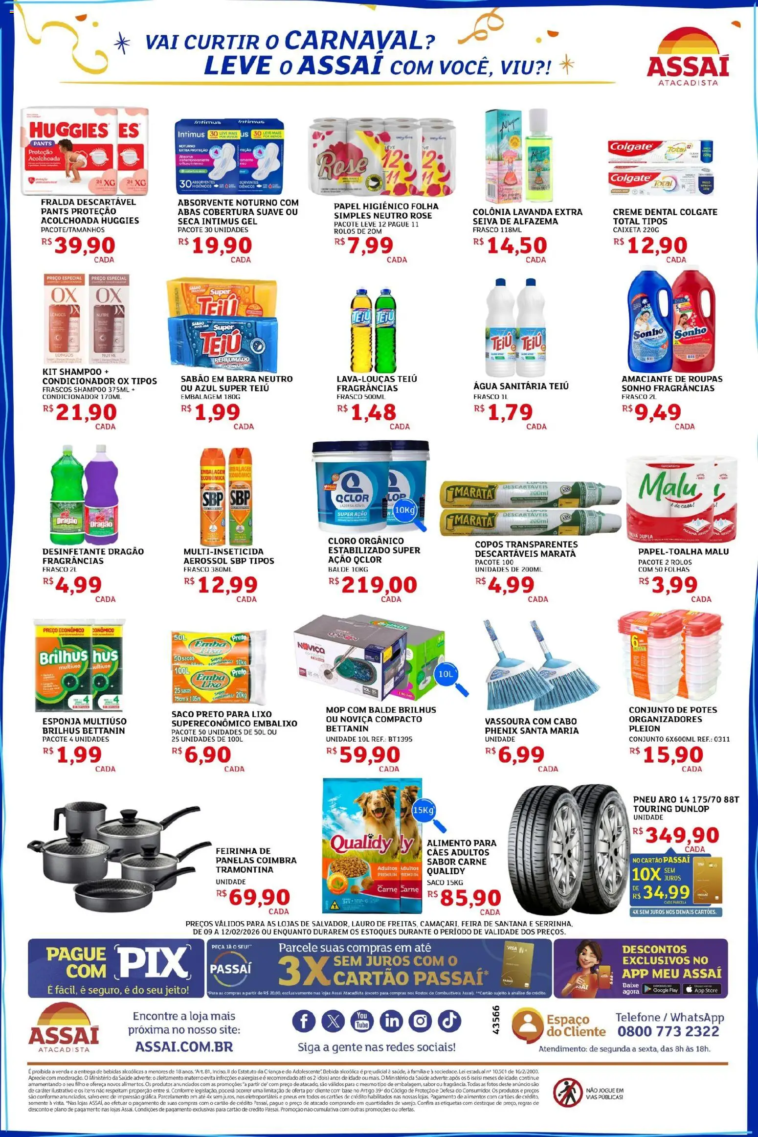 Assaí Atacadista Folheto - válido de 09.02.2026 | Página: 4
