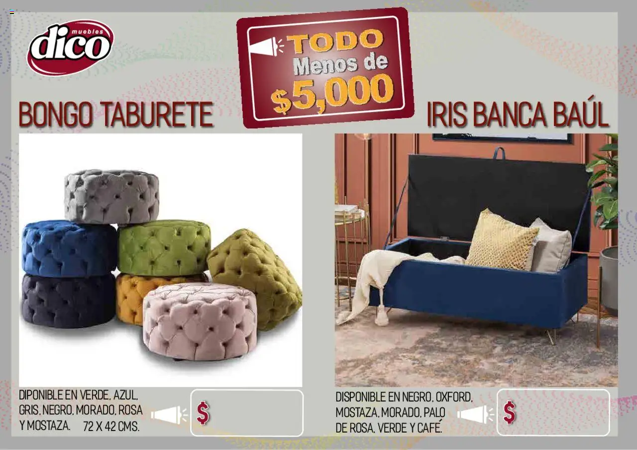 Nuevas ofertas de Muebles Dico válidas en toda la República Mexicana desde el 12.02.2025. ¡Encuentra las mejores ofertas en Muebles Dico catálogo Todo Menos! | Página: 57