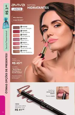 Jequiti - Revista 4/2026 - Pré-Visualização do folheto da loja Jequiti, válido de 06.03.2026 | Página: 70 | Produtos: Batom, Lápis