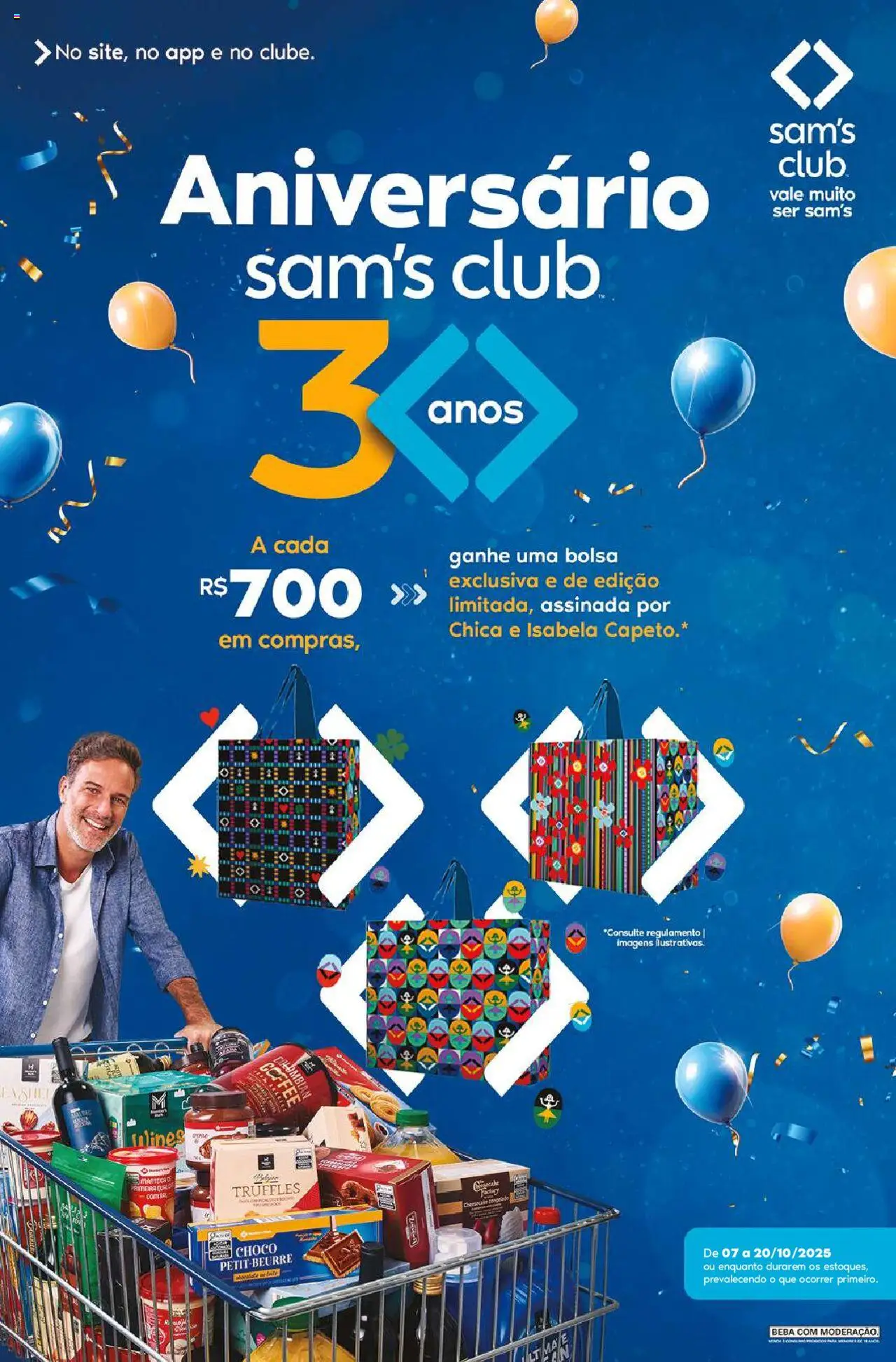 Sam's Club Folheto - válido de 07.10.2025 | Página: 1 | Produtos: Manteiga, Bolsa