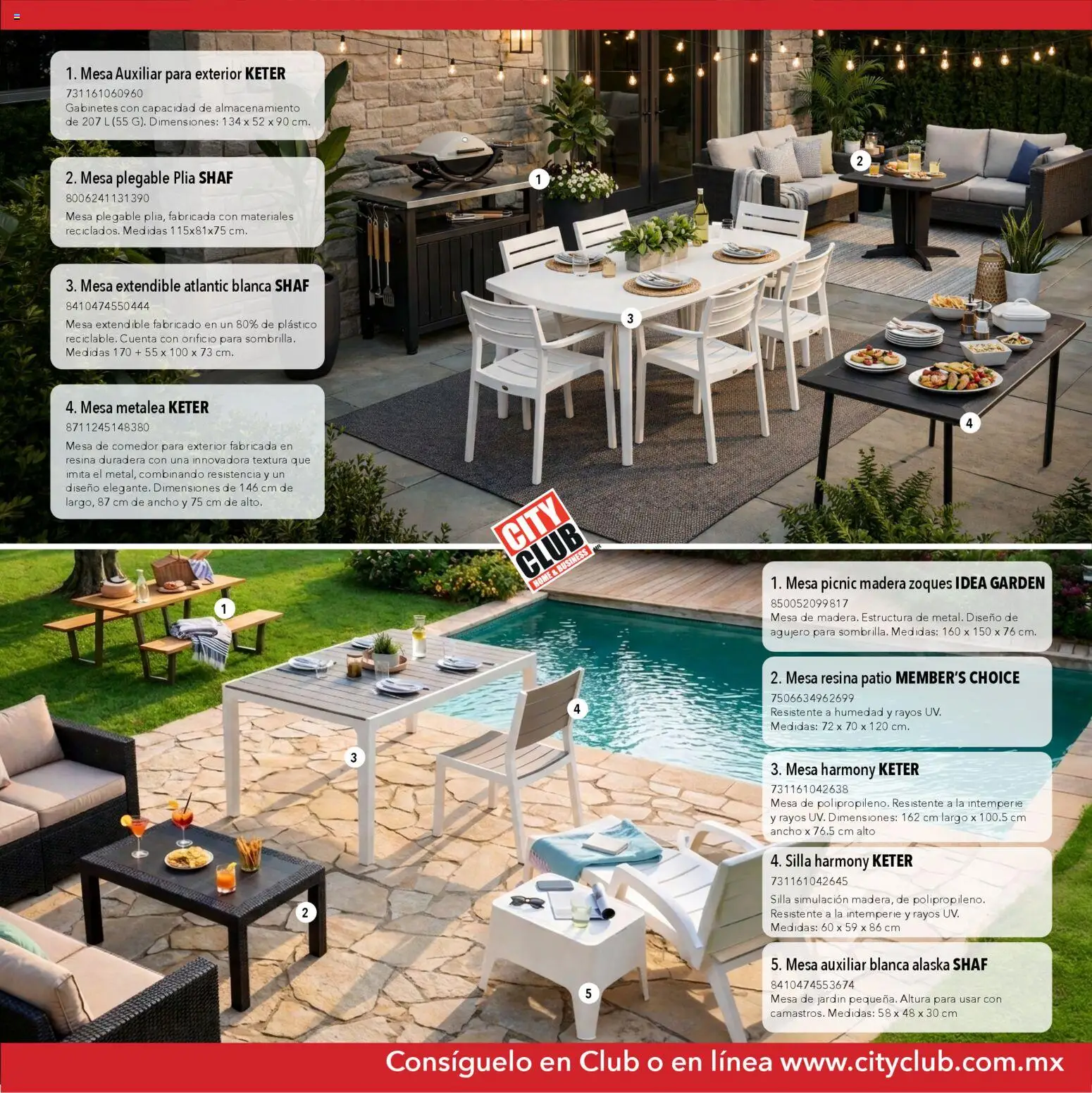 Nuevas ofertas de City Club válidas en toda la República Mexicana desde el 13.03.2026. ¡Encuentra las mejores ofertas en City Club Catálogo de muebles! | Página: 6