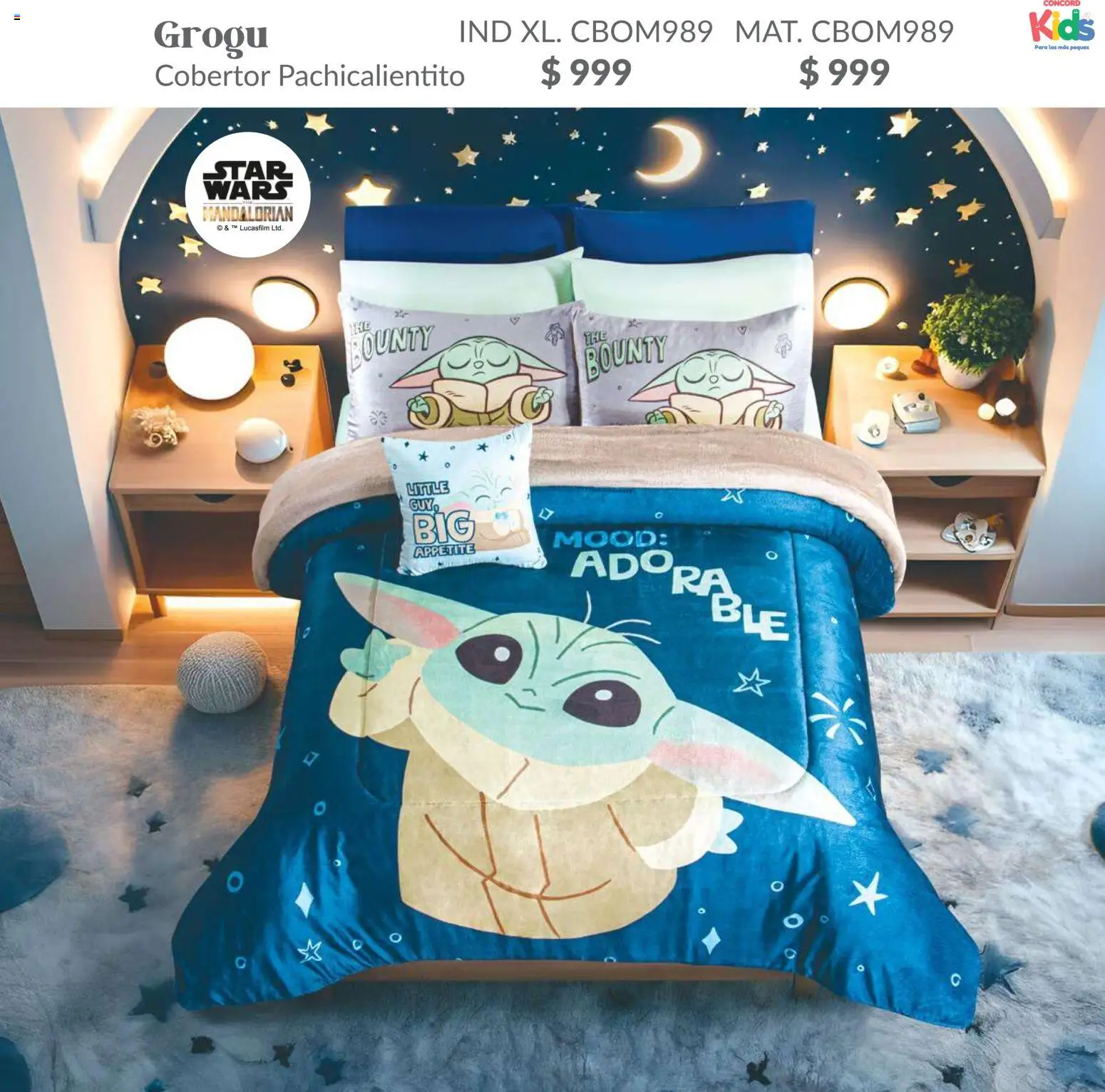 Nuevas ofertas de Colchas Concord válidas en toda la República Mexicana desde el 01.02.2026. ¡Encuentra las mejores ofertas en Colchas Concord catálogo Kids! | Página: 59 | Productos: Cobertor