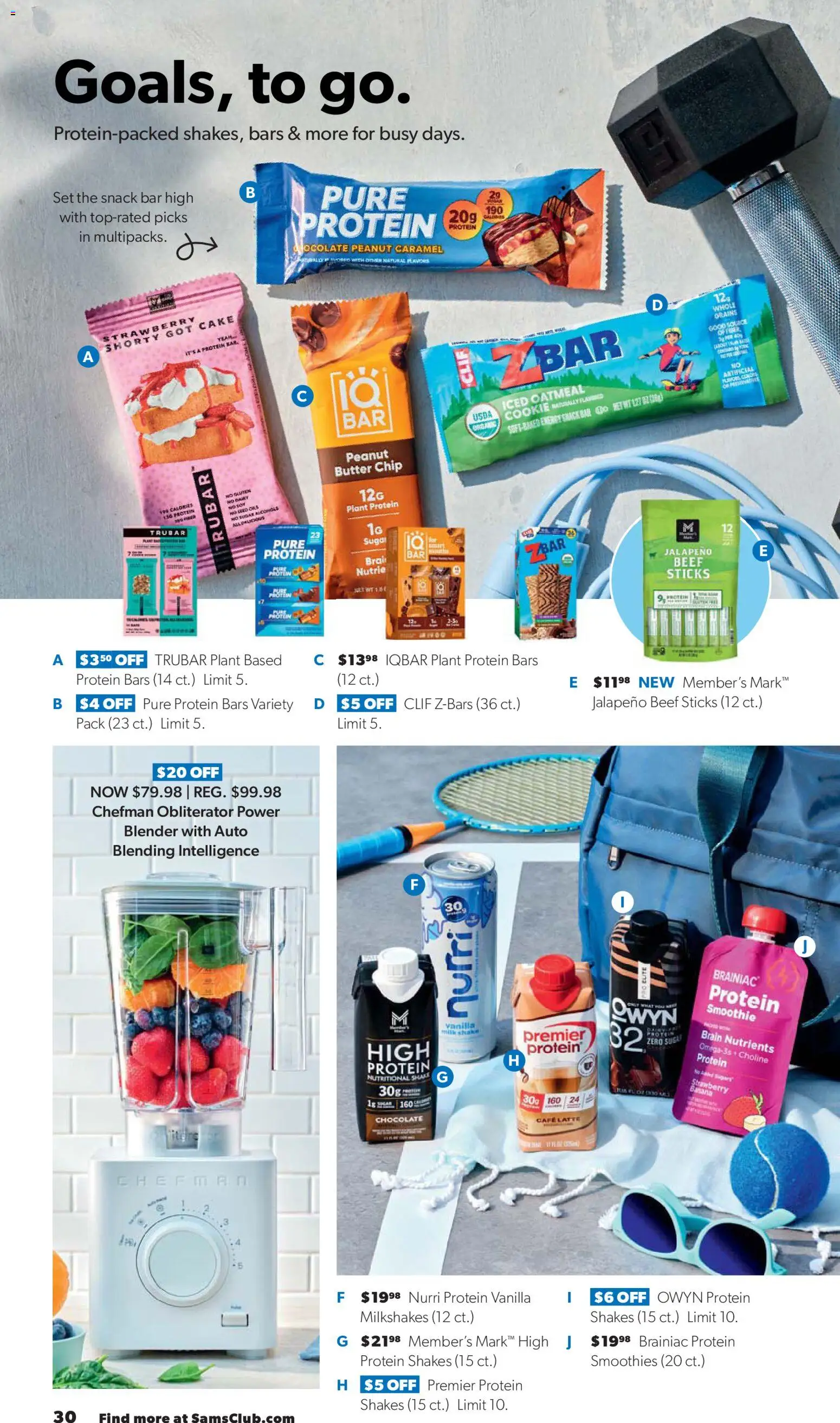 Sam's Club Instant Savings Book January - valid from 02.01.2026 | Page: 30 | Products: Butter, Chocolate, Blender, Beef