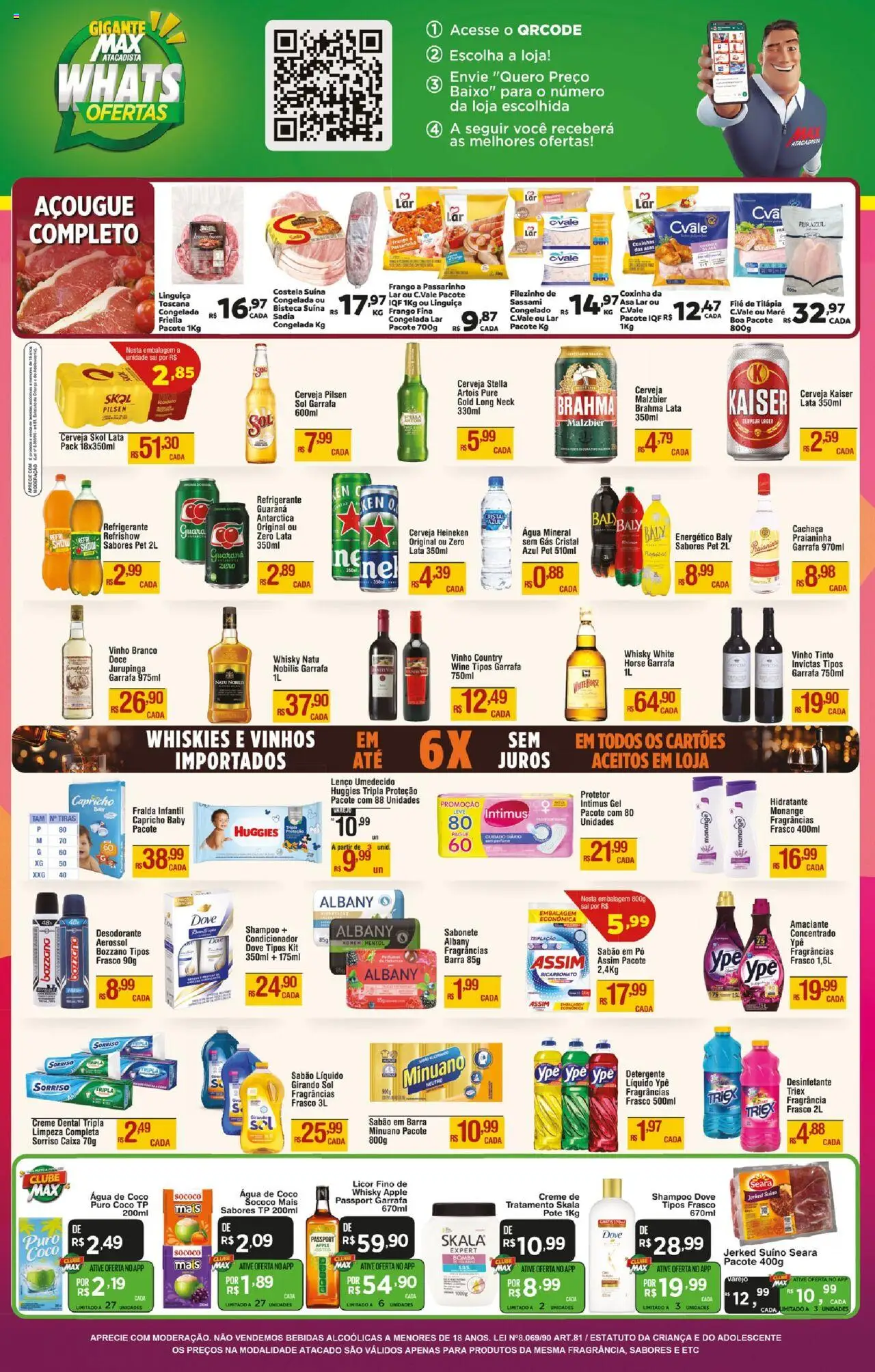 Max Atacadista Folheto - válido de 11.08.2025 | Página: 3 | Produtos: Desodorante, Dove, Frango, Creme dental