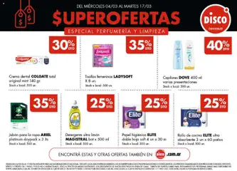 Vista previa Disco - Especial Perfumería y Limpieza válido desde el 03.03.2026
