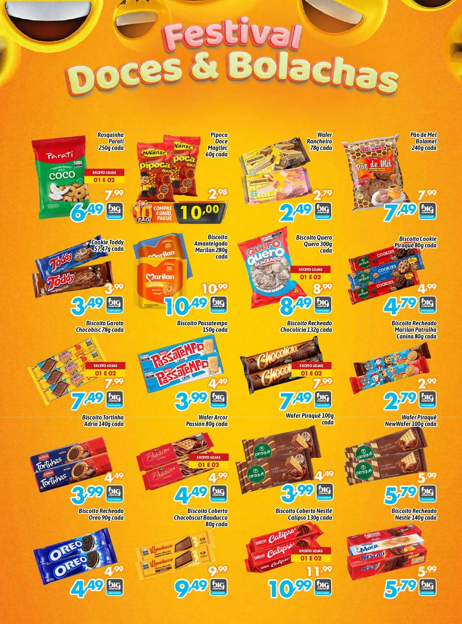 Big Compra Folheto - válido de 07.03.2026 | Página: 5 | Produtos: Biscoito, Nescau, Chocolate, Biscoito recheado