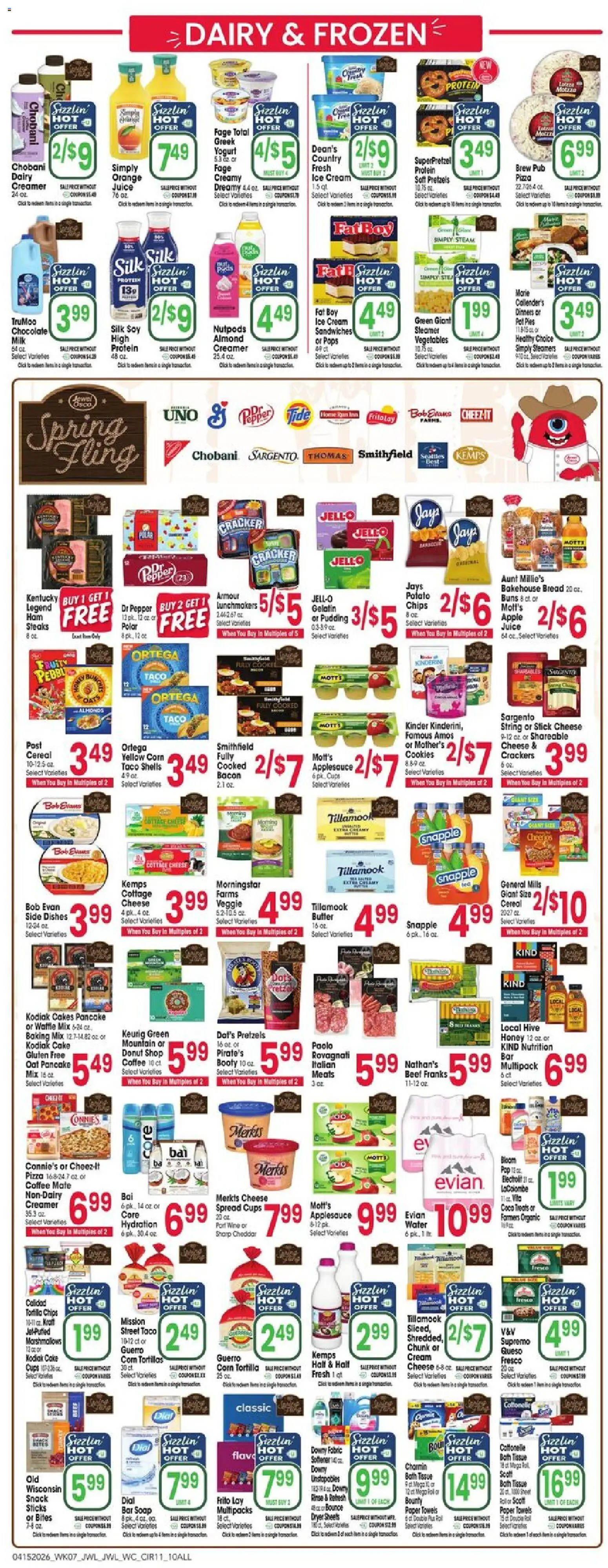 Jewel Osco Weekly Ad - IA - valid from 15.04.2026 | Page: 11 | Products: Box, Bread, Beef, Dryer