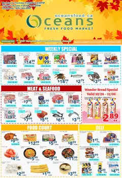 Preview of Oceans flyer - Mississauga from shop Oceans valid from 24.10.2025
