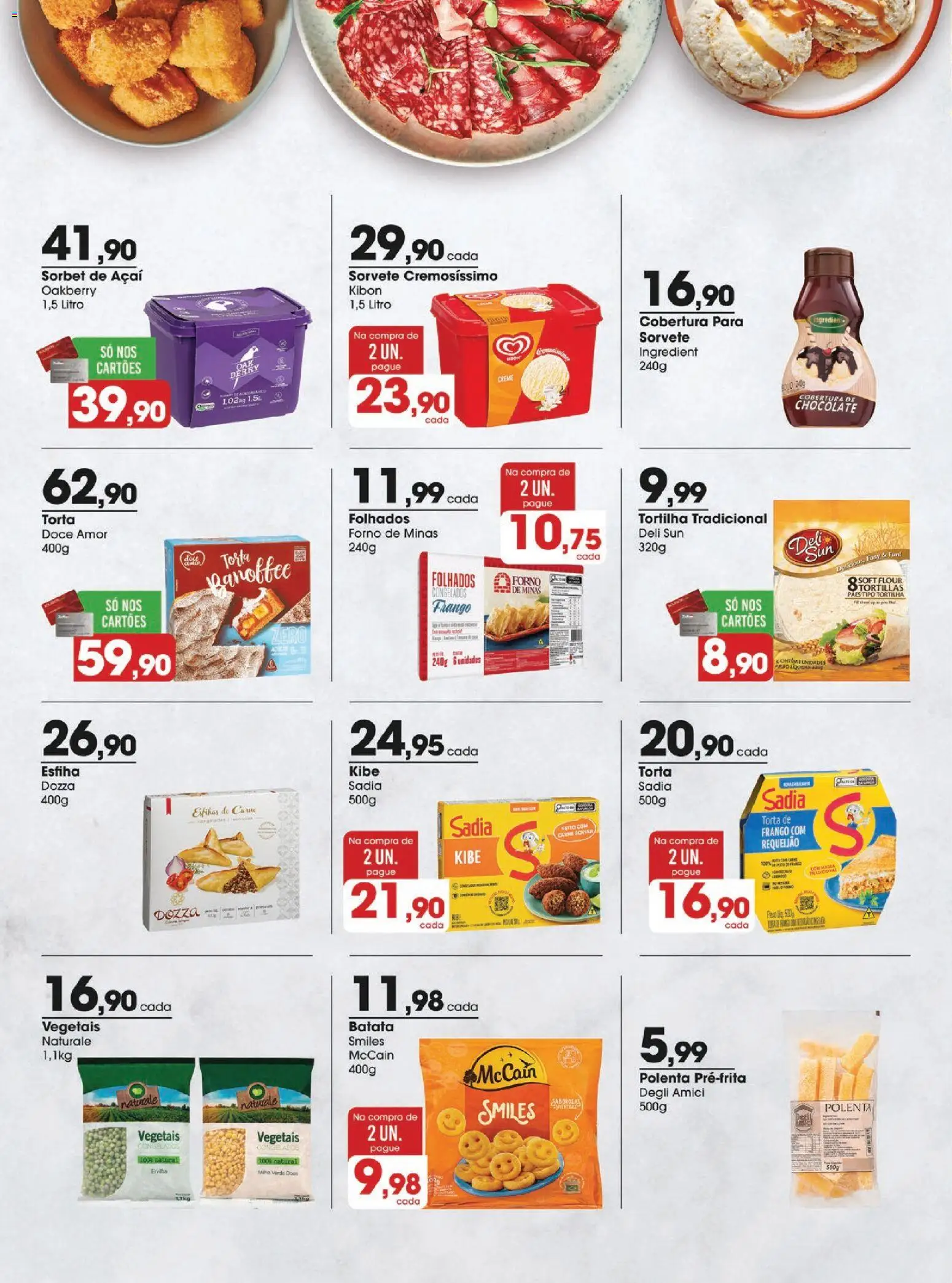 Zaffari Folheto - válido de 03.02.2026 | Página: 10 | Produtos: Chocolate, Sorvete, Requeijão, Açaí