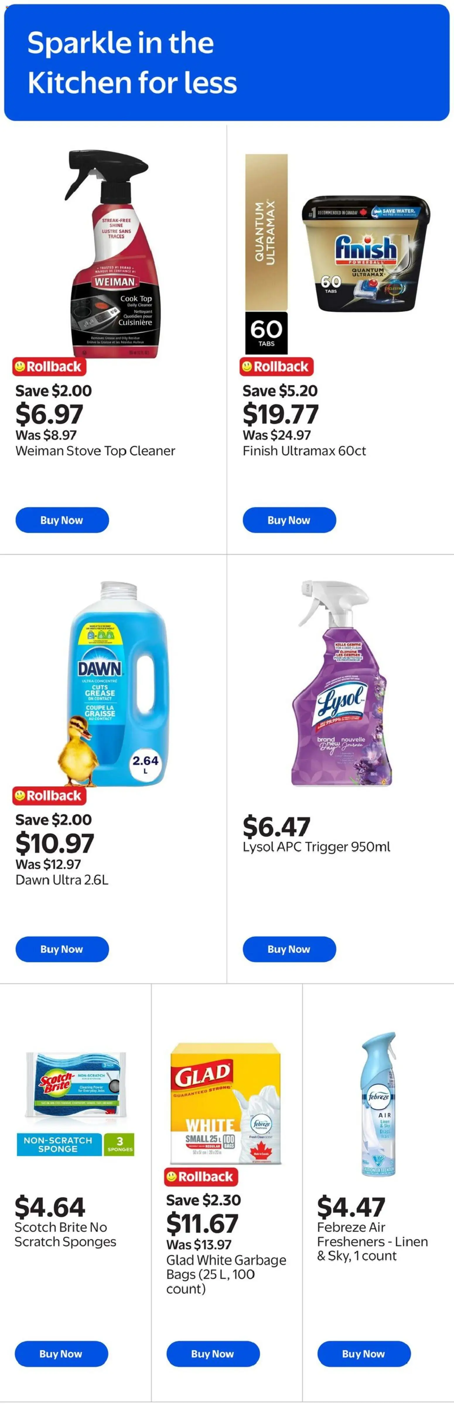 Walmart flyer valid from 02.04.2026 | Page: 2 | Products: Stove, Sponge