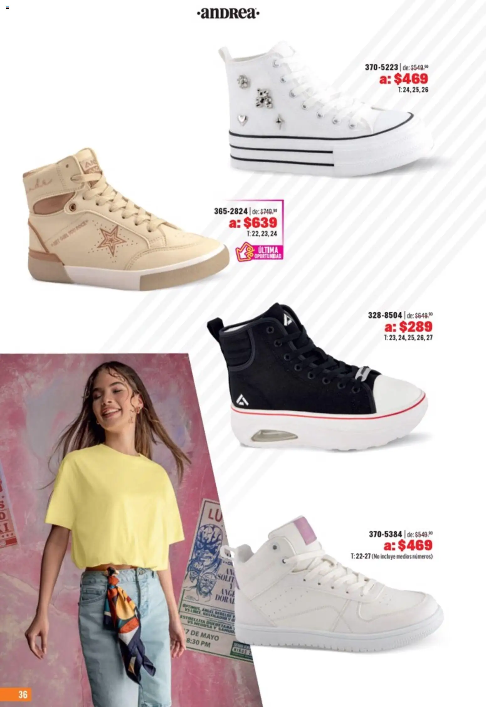 Nuevas ofertas de Andrea válidas en toda la República Mexicana desde el 05.04.2026. ¡Encuentra las mejores ofertas en Andrea catálogo Outlet! | Página: 36