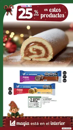 Vista previa La Anonima Marca Propia Fiestas válido desde el 18.12.2025 | Página: 7 | Productos: Peso, Chocolate, Pionono