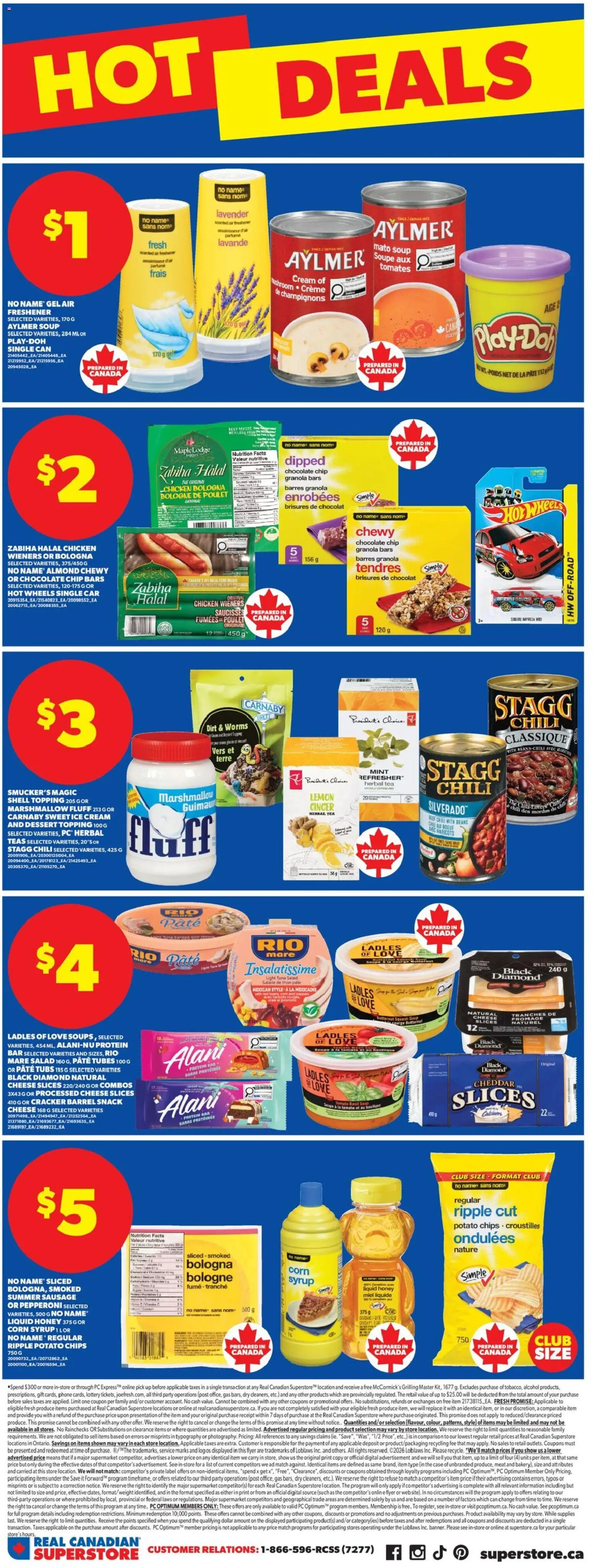 Real Canadian Superstore flyer valid from 09.04.2026 | Page: 11 | Products: Cream, Ice cream, Case, Chicken