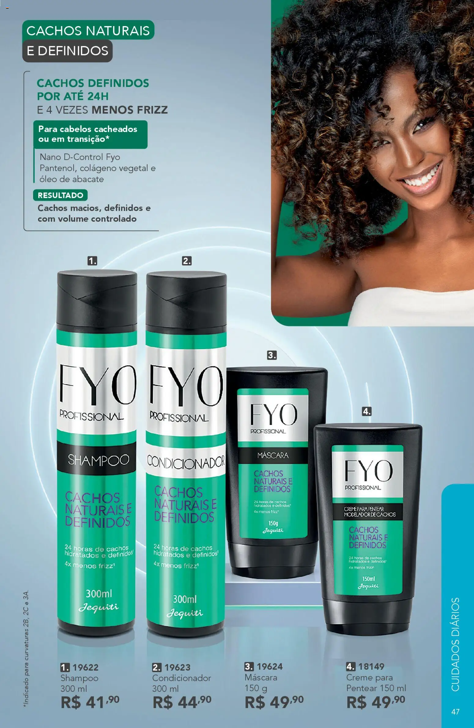 Jequiti Folheto - válido de 30.01.2026 | Página: 47 | Produtos: Shampoo, Colágeno, Óleo, Creme