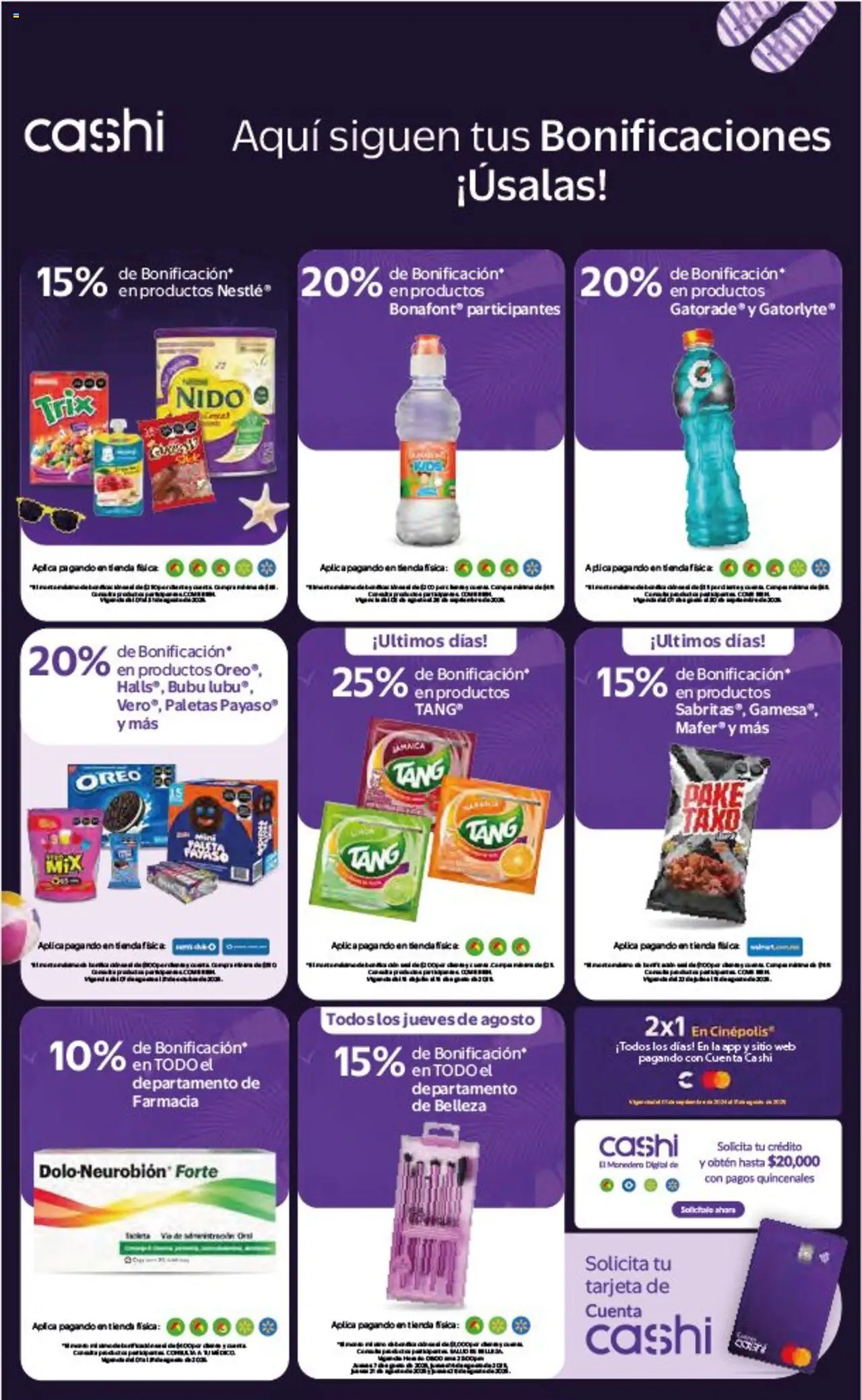 Nuevas ofertas de Walmart Express válidas en toda la República Mexicana desde el 17.09.2025. ¡Encuentra las mejores ofertas en Walmart Express - Folleto! | Página: 15 | Productos: Monedero