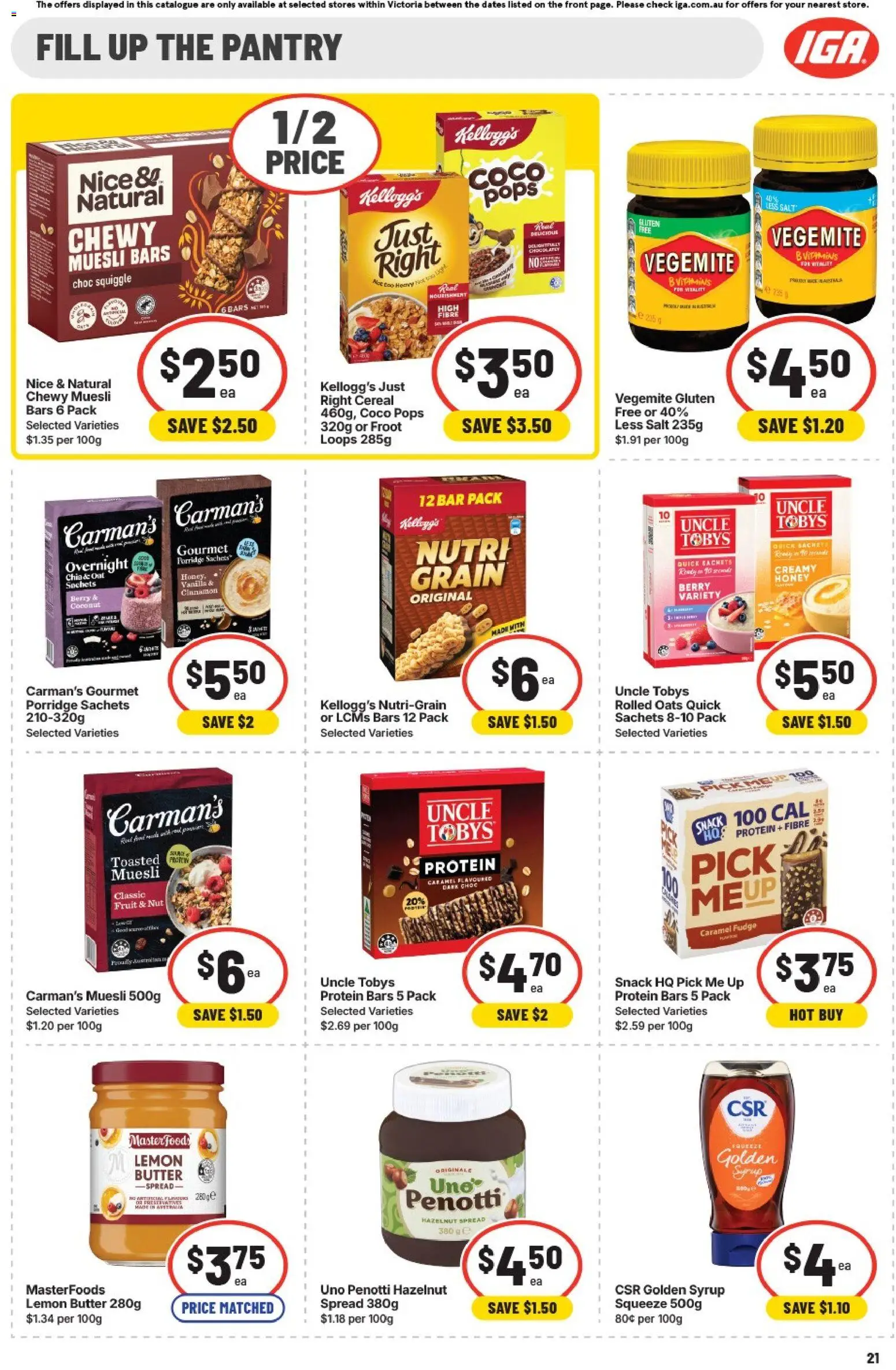 IGA catalogue - valid from 22.04.2026 | Page: 18 | Products: Water, Sugar, Lime, Nescafe