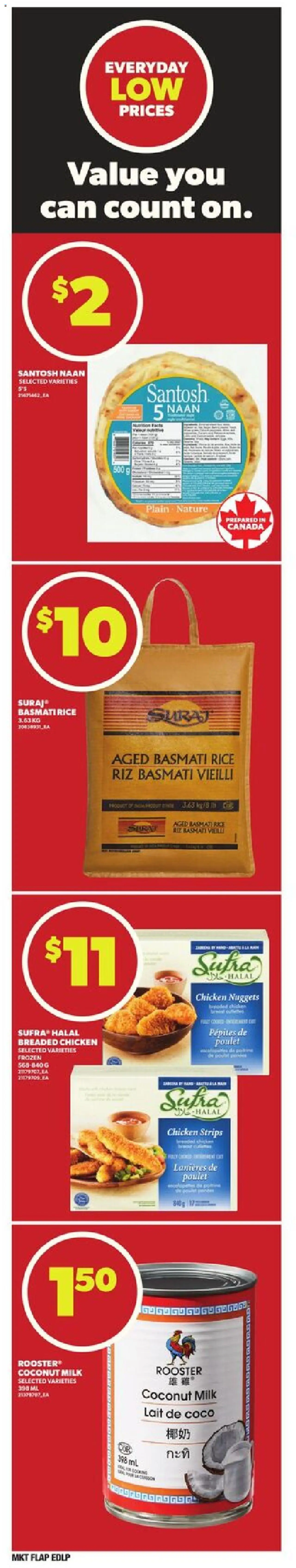 Independent Grocer flyer valid from 24.07.2025 | Page: 10 | Products: Rice, Milk, Chicken