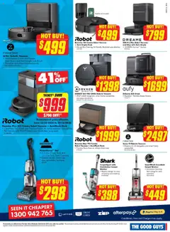 Preview of The Good Guys  Catalogue  - valid from 15.10.2025 | Page: 6 | Products: Mop, Rugs, Roomba, Robot