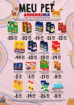 Bahamas Mix - Ofertas Meu Pet - Pré-Visualização do folheto da loja Bahamas Mix, válido de 16.09.2025