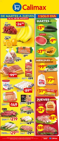 Vista previa de Calimax - Folleto, nuevo folleto de la tienda, válido en México a partir del 26.08.2025