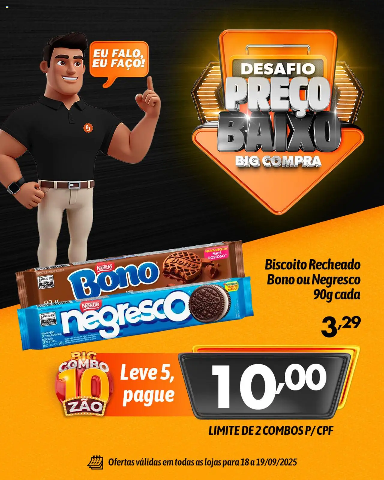Big Compra Folheto - válido de 18.09.2025 | Página: 5 | Produtos: Biscoito, Baixo, Açúcar, Biscoito recheado