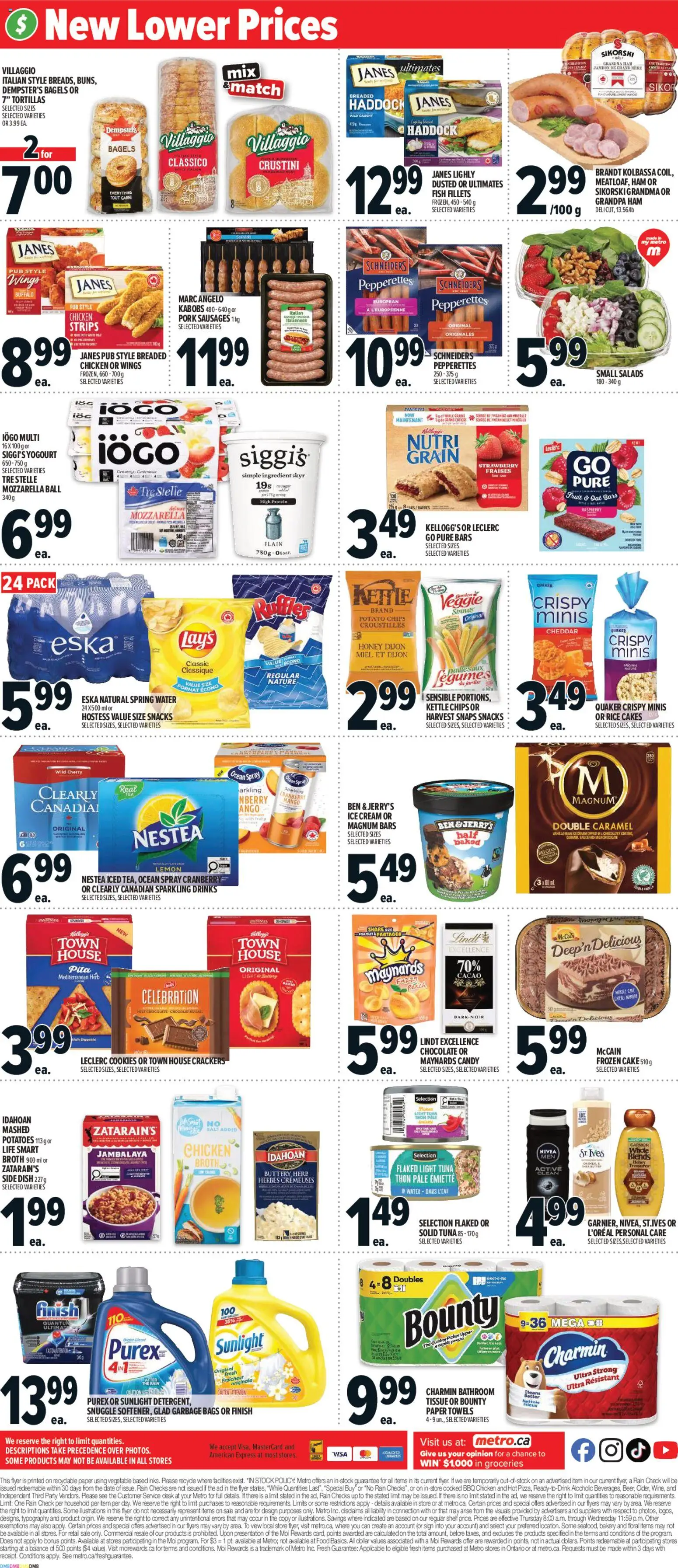 Metro flyer valid from 16.04.2026 | Page: 4 | Products: Rice, Fish, Cookies, Butter