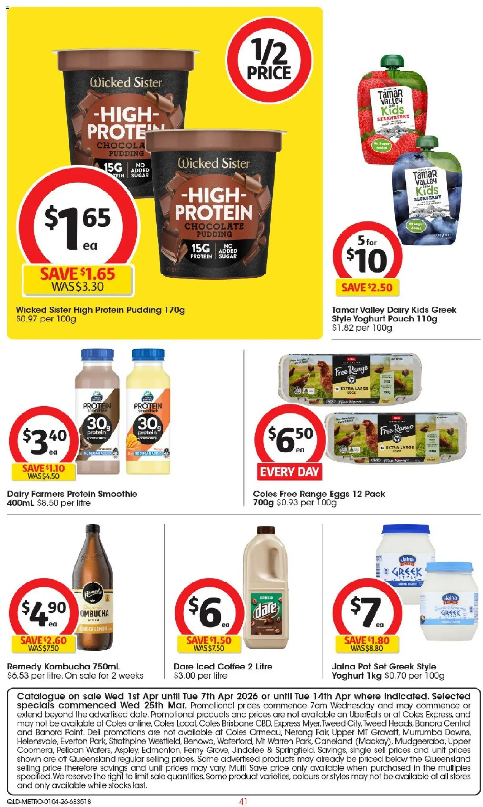 Coles catalogue - valid from 01.04.2026 | Page: 41 | Products: Pot, Coffee, Chocolate, Lemon