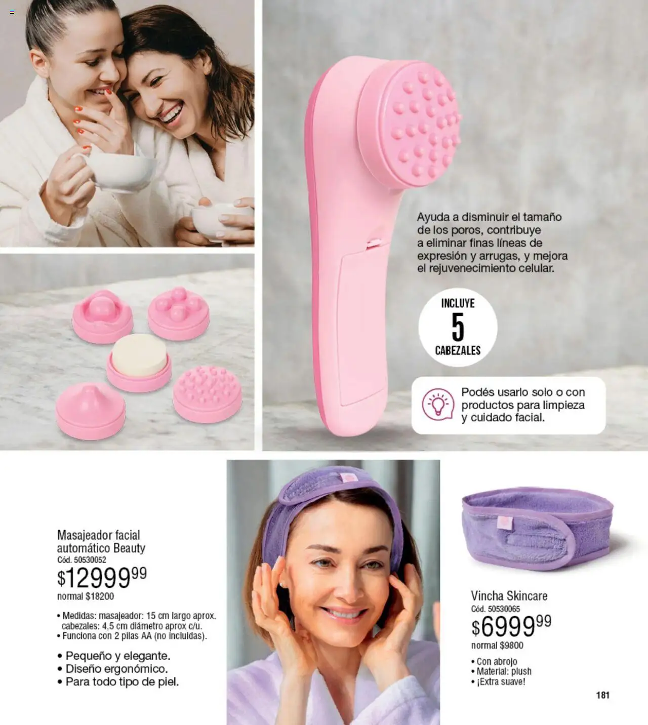 Millanel catálogo │ válido desde el 23.06.2025 | Página: 181 | Productos: Vincha, Pilas, Masajeador facial