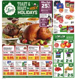 Preview of Lowes Foods weekly ads valid from 12.11.2025