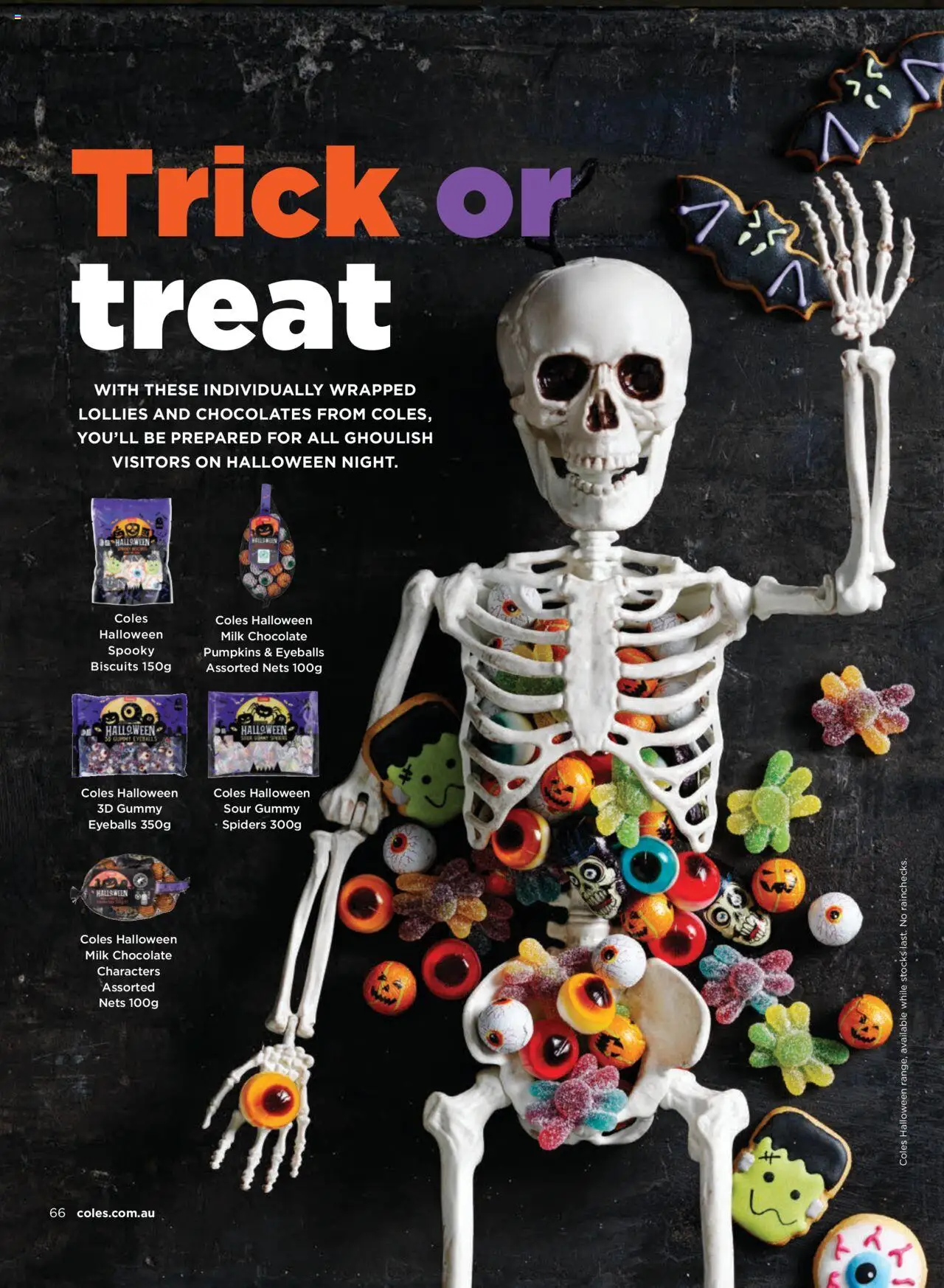 Coles catalogue - valid from 06.10.2025 | Page: 66 | Products: Milk, Chocolate, Lollies, Biscuits