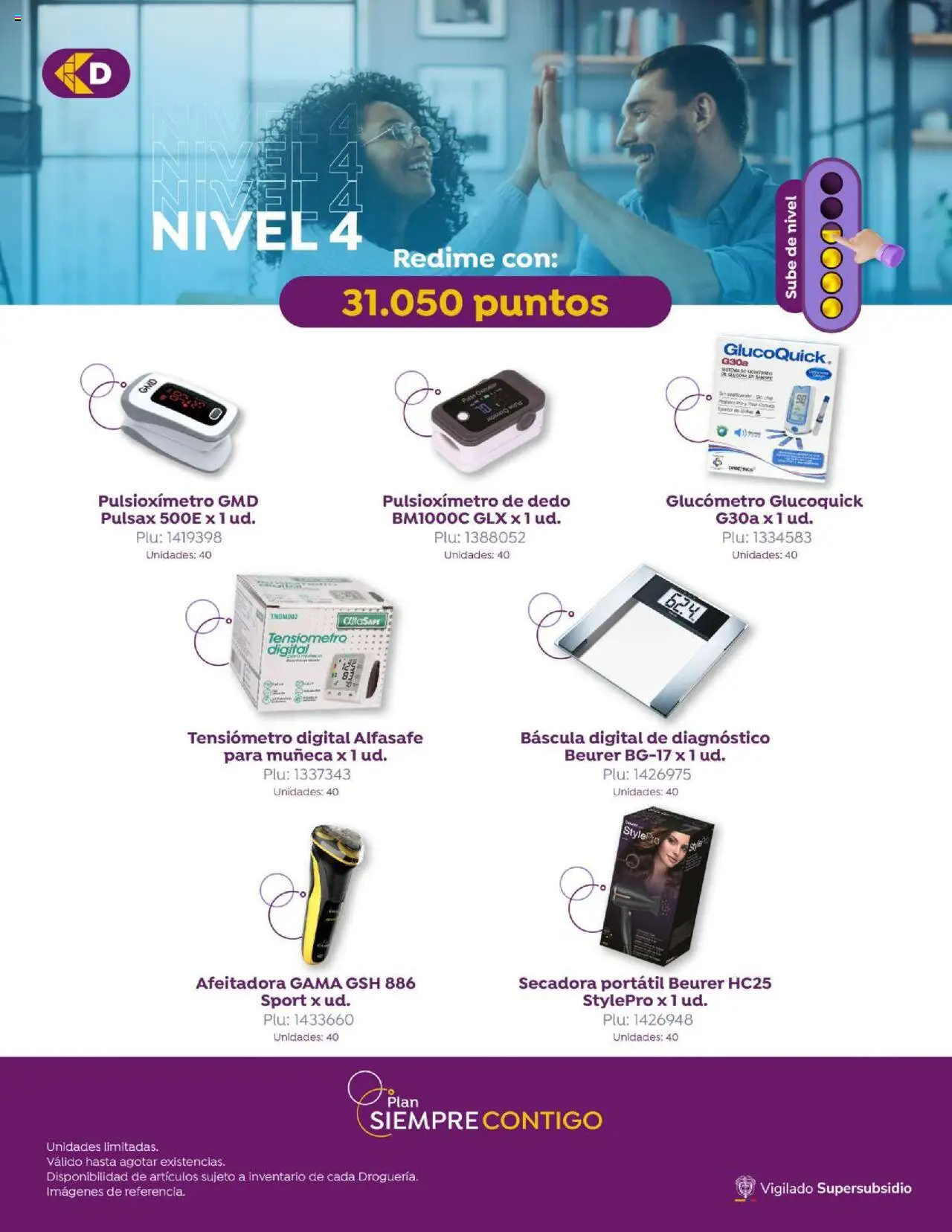 Colsubsidio revista - valida desde el 05.02.2025 | Página: 15 | Productos: Afeitadora, Secadora, Tensiómetro