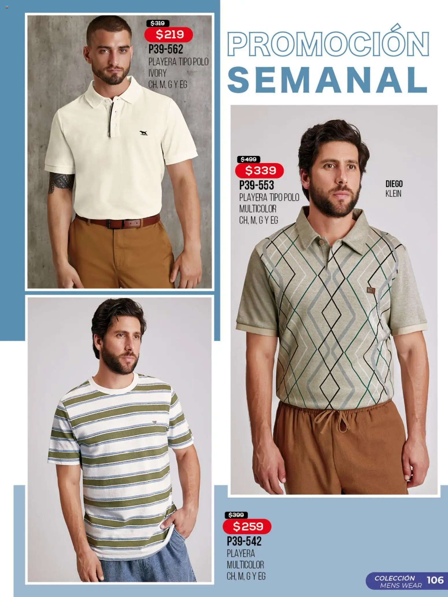 Nuevas ofertas de Cklass válidas en toda la República Mexicana desde el 13.04.2026. ¡Encuentra las mejores ofertas en Cklass catálogo Promo semanal! | Página: 107 | Productos: Playera