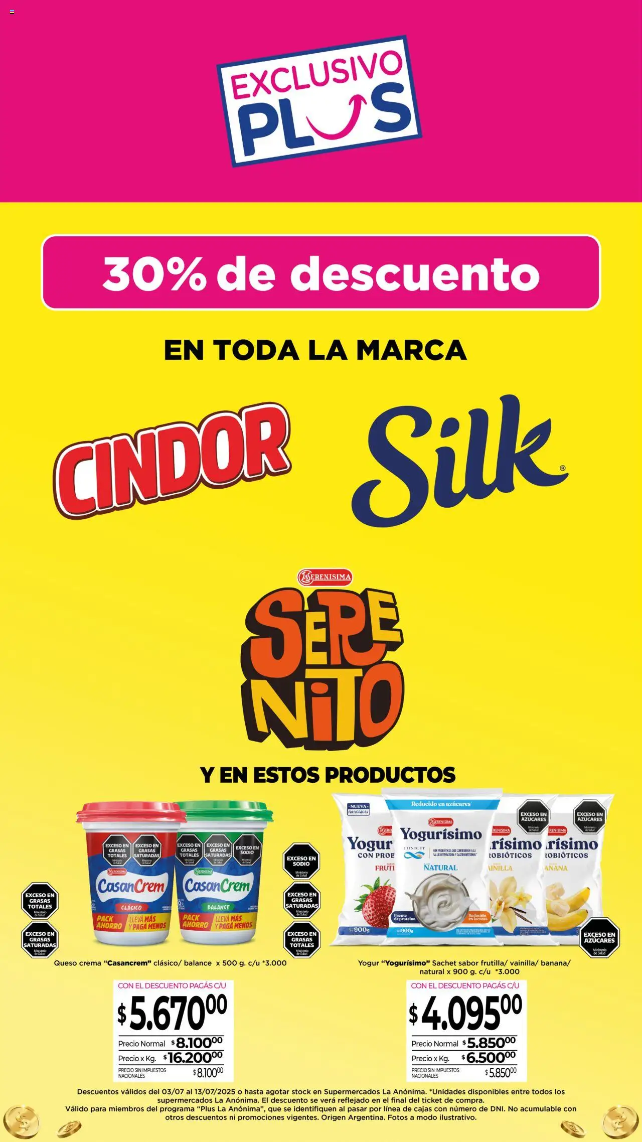 La Anonima - Insuperables - z5 │ válido desde el 03.07.2025 | Página: 19 | Productos: Fuente, Ananá, Queso, Yogur