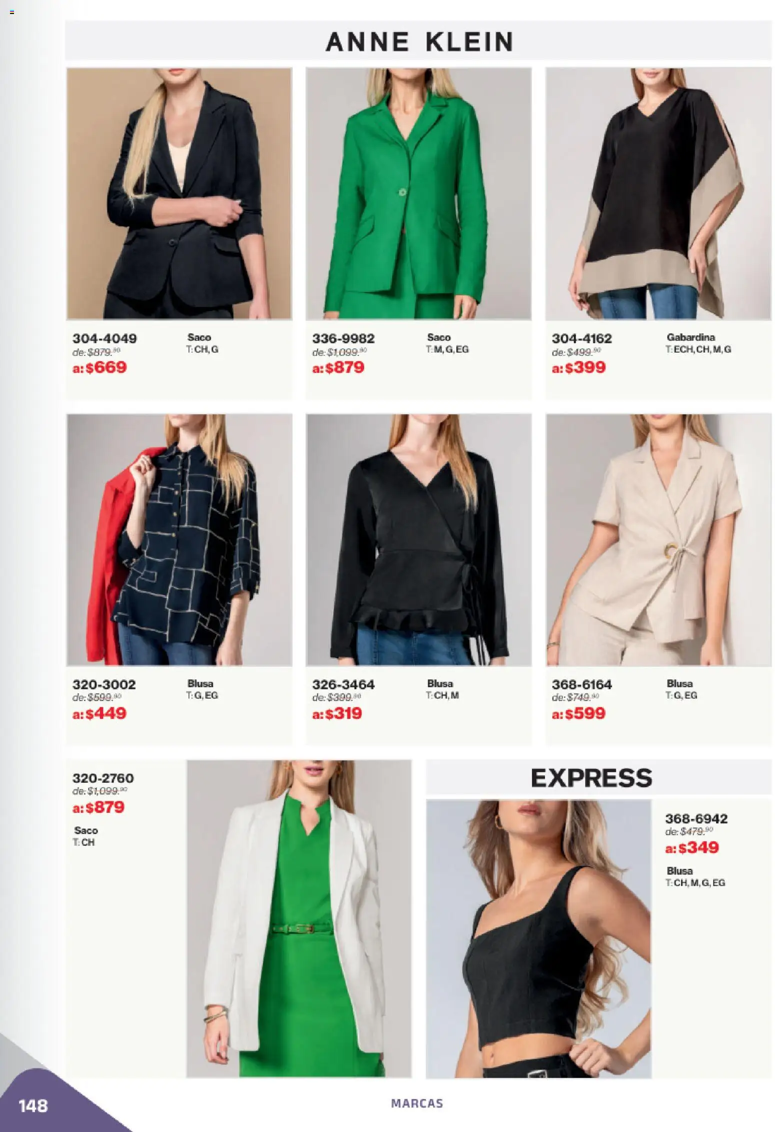 Nuevas ofertas de Andrea válidas en toda la República Mexicana desde el 02.11.2025. ¡Encuentra las mejores ofertas en Andrea catálogo Outlet! | Página: 148 | Productos: Blusa