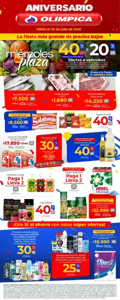 Olímpica - Catálogo -  Vista previa de la revista de la tienda Olímpica valido desde el 30.07.2025
