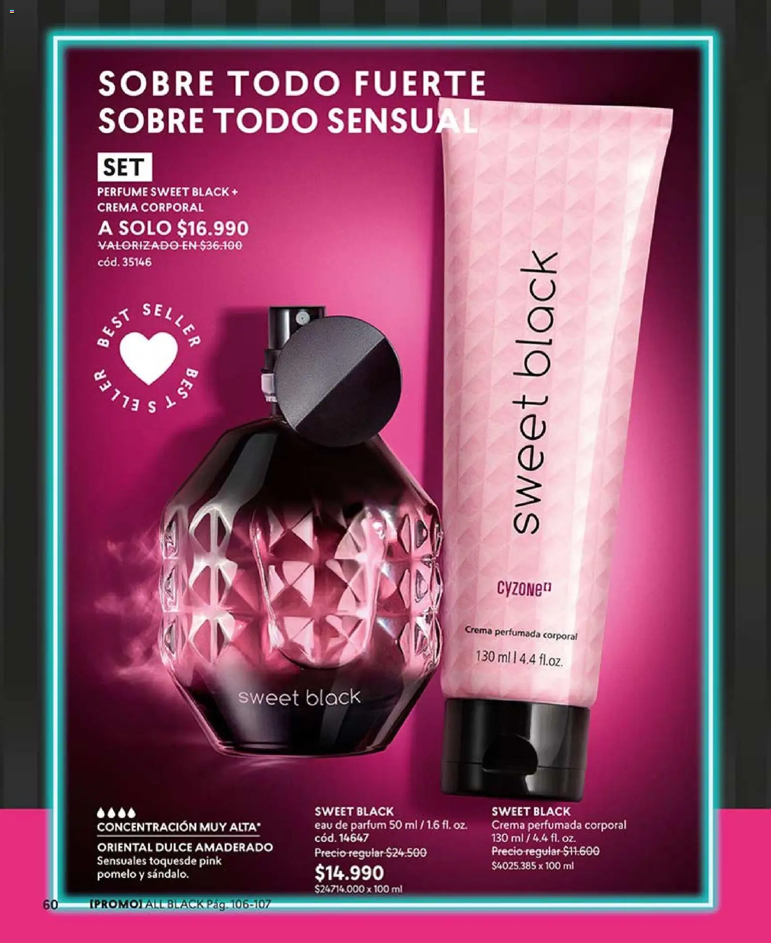 Catálogo CyZone Campaña 6 │ válido desde el 01.04.2026 | Página: 60 | Productos: Perfume, Sobre, Crema