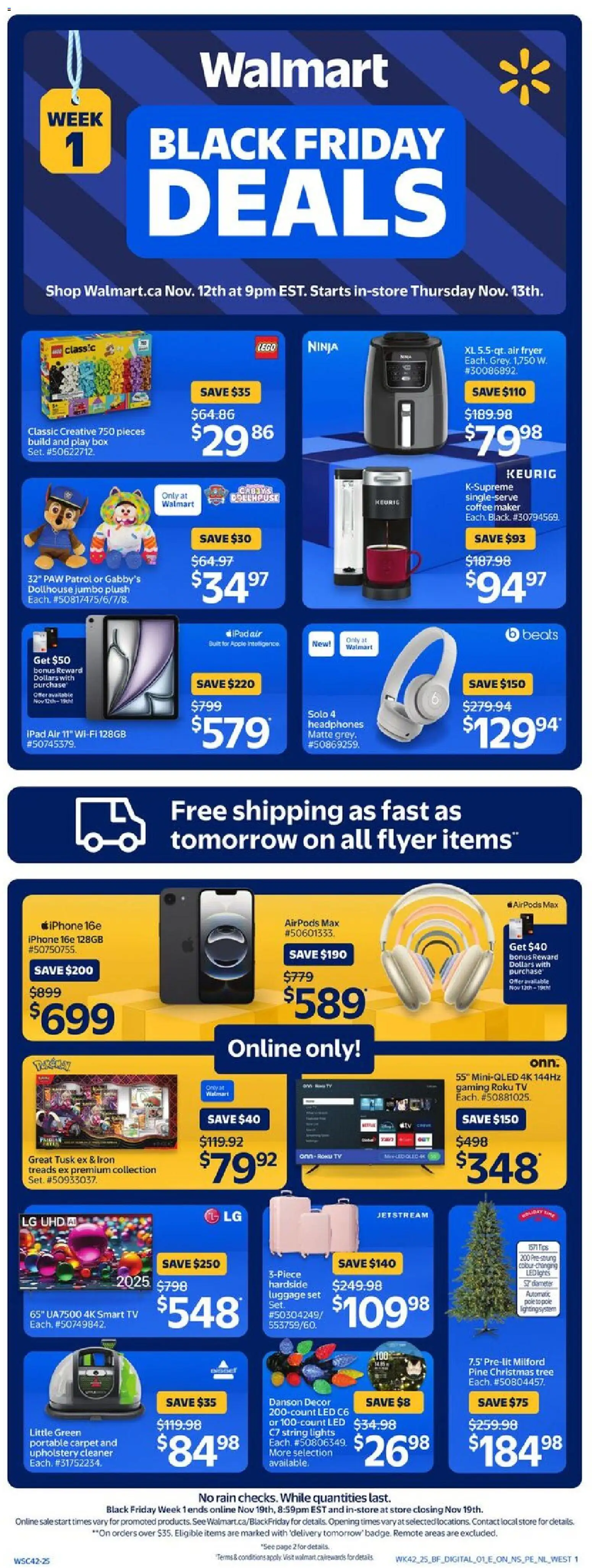 Walmart flyer valid from 13.11.2025 | Page: 1