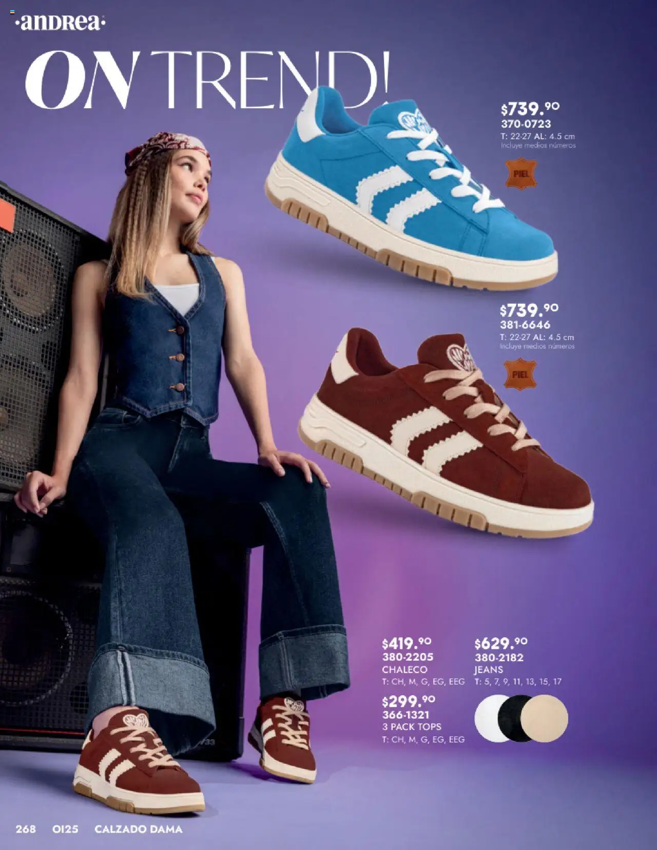 Nuevas ofertas de Andrea válidas en toda la República Mexicana desde el 24.08.2025. ¡Encuentra las mejores ofertas en Andrea - Catálogo Teens! | Página: 8 | Productos: Chaleco