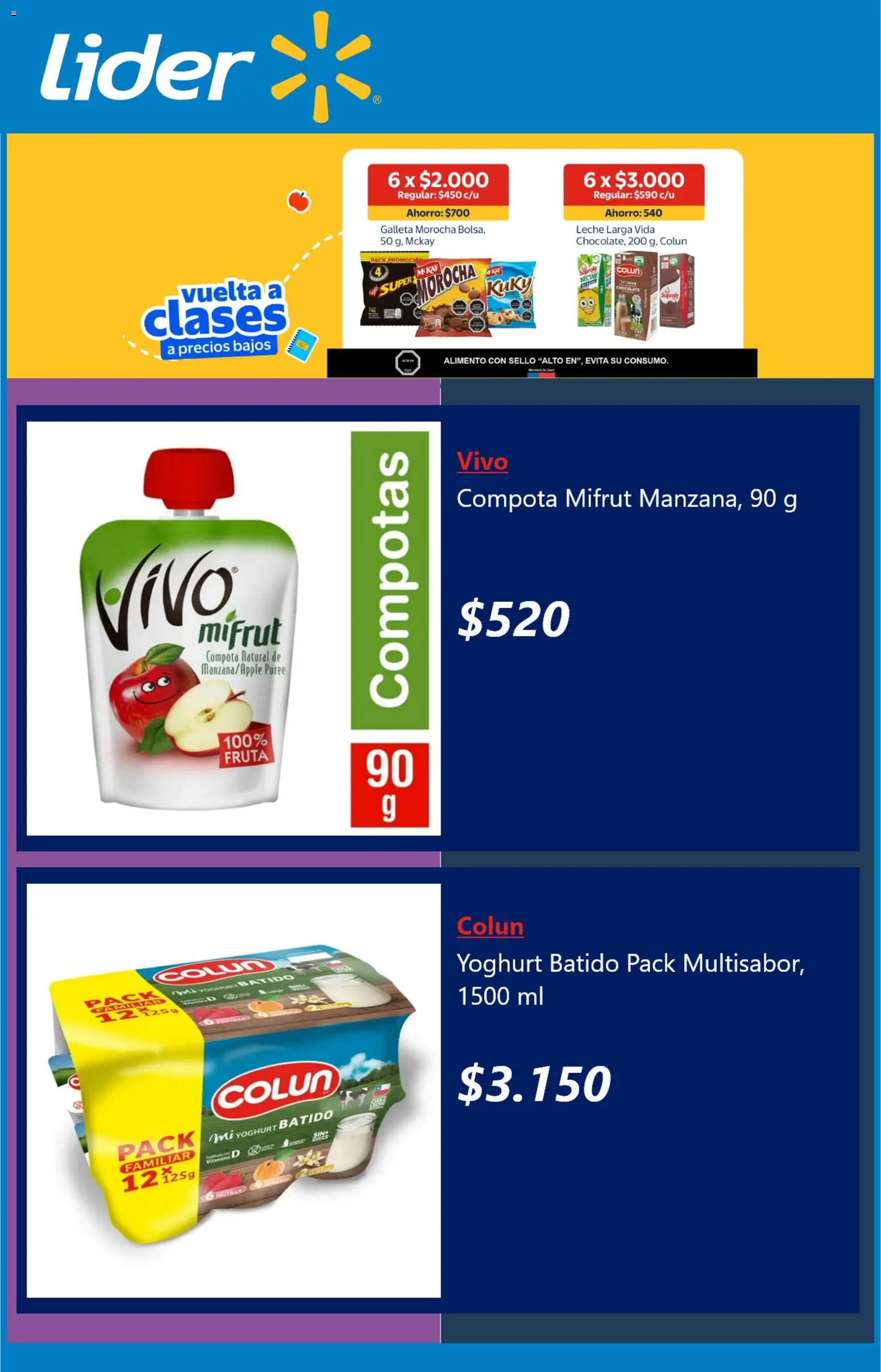 Lider ofertas  │ válido desde el 10.03.2026 | Página: 3 | Productos: Leche, Chocolate